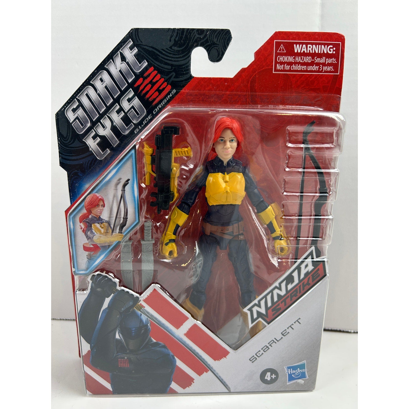 GI Joe Origins Ninja Strike Lot of 4 Storm Shadow Red Ninja Scarlett