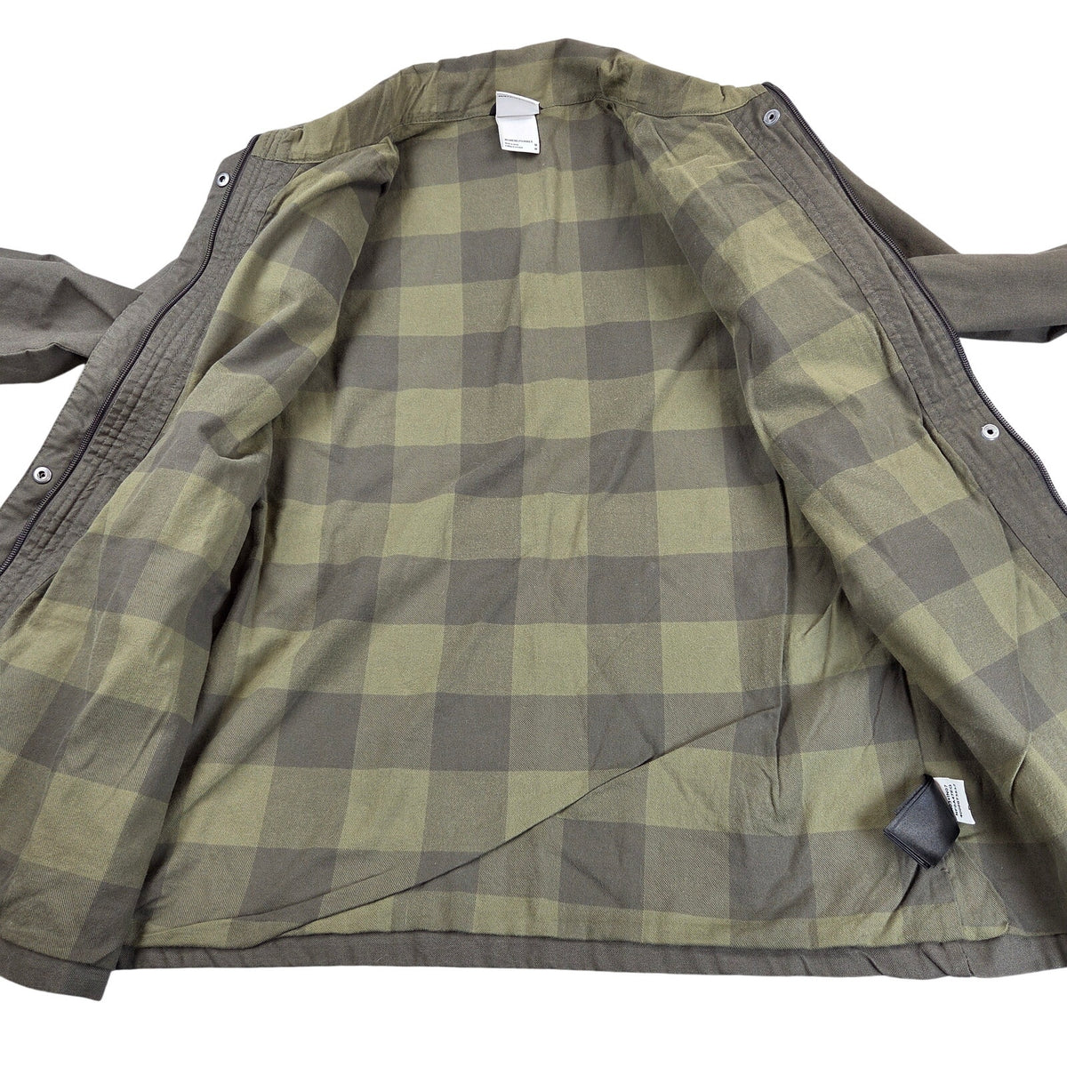The North Face Urban Utility Field Jacket Womens M Green Plaid Lined F19