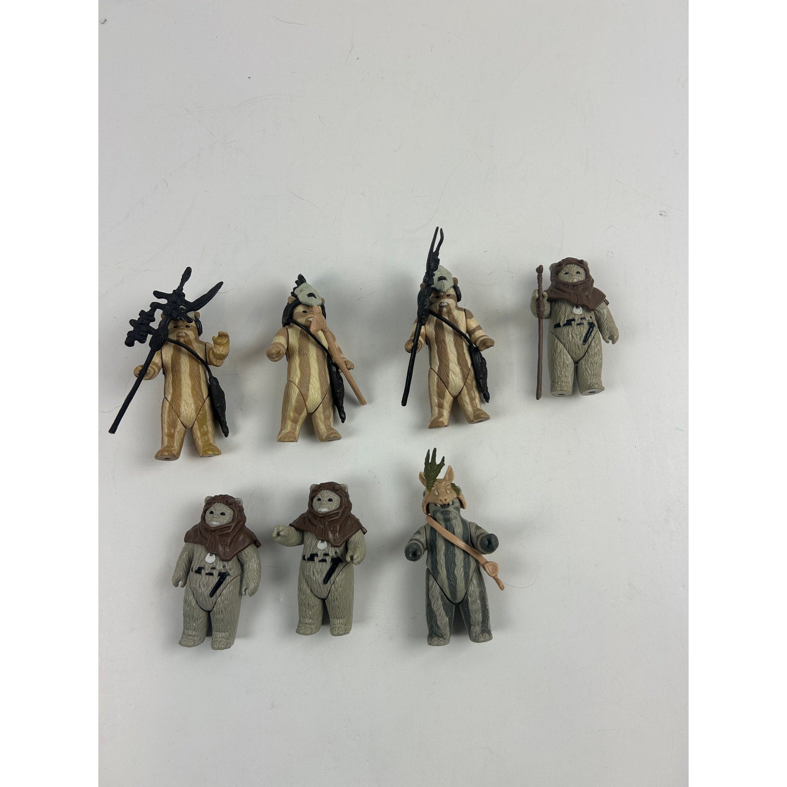 Star Wars Kenner Ewok Village Playset w/ 7 Ewok Figures & Accessories 1983