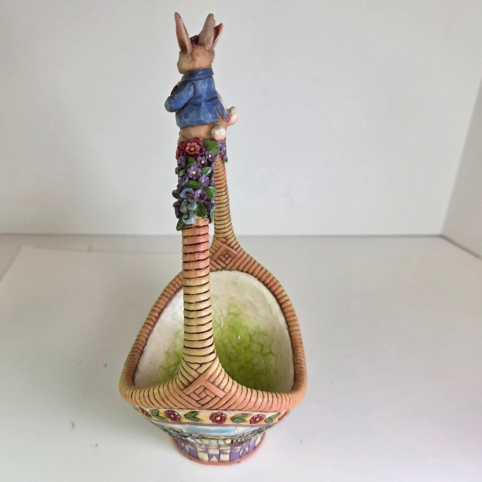 Jim Shore Heartwood Creek 2006 “Gathering Joy” Easter Basket w/ Eggs 4007546