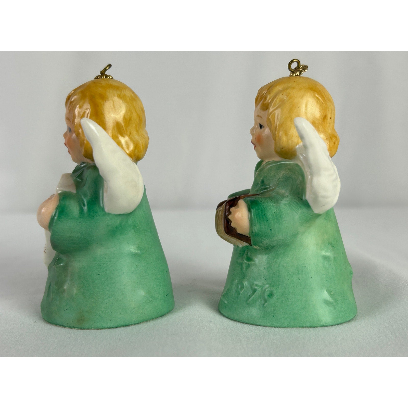 Goebel W Germany Angel Bell Ornament Set 1979 Musician Choir