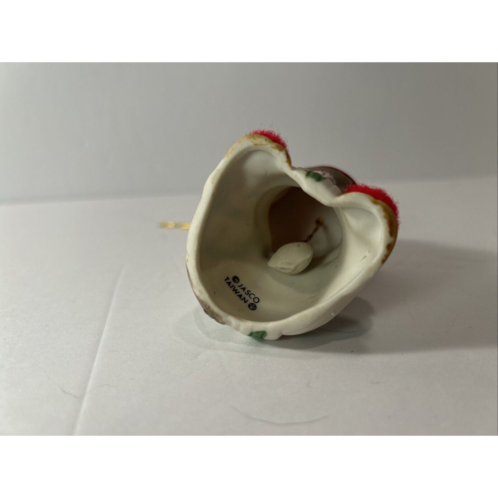 Christmas Ornament Lot of 6 – Wood, Ceramic & Crochet Holiday Mix