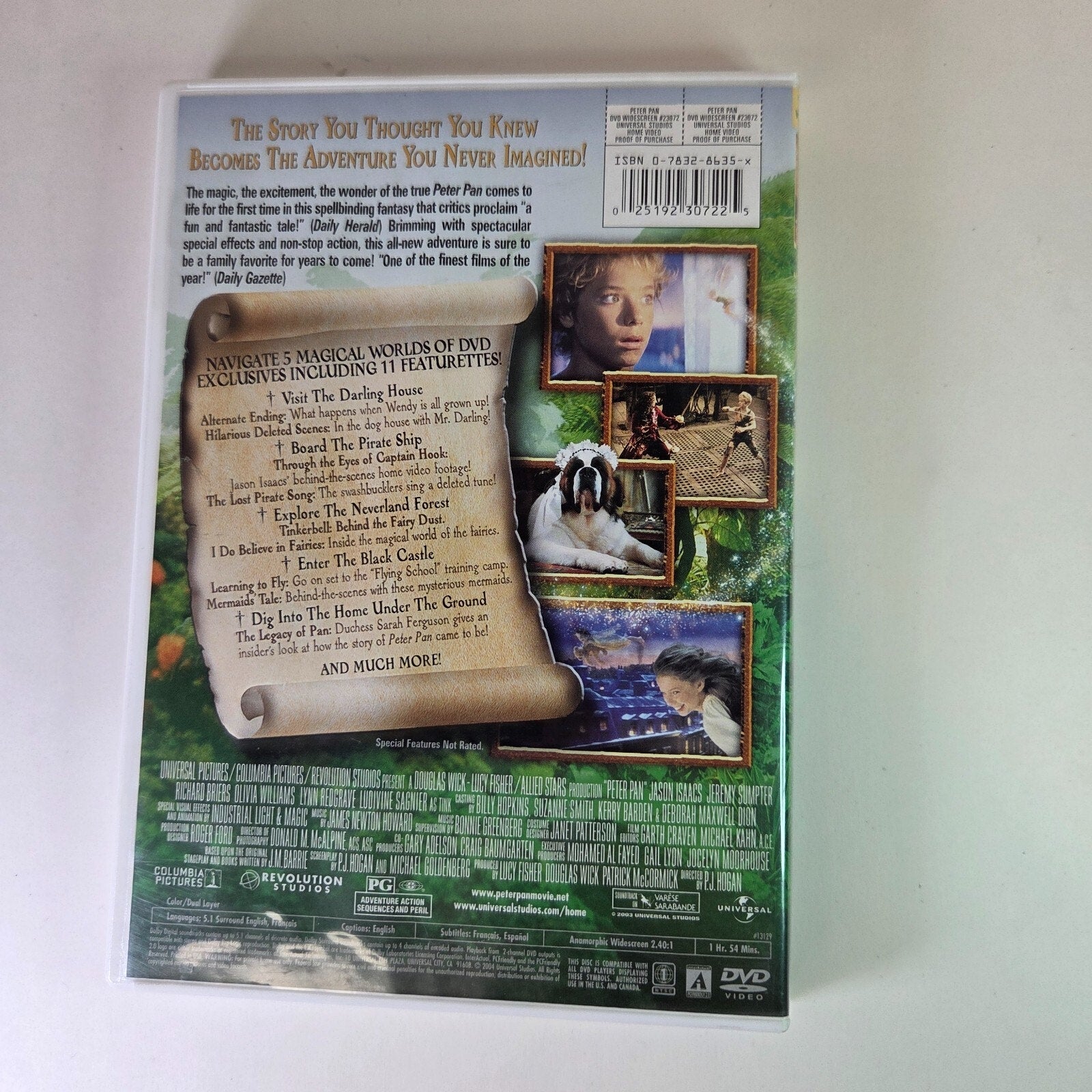 Peter Pan DVD Widescreen Edition 2004