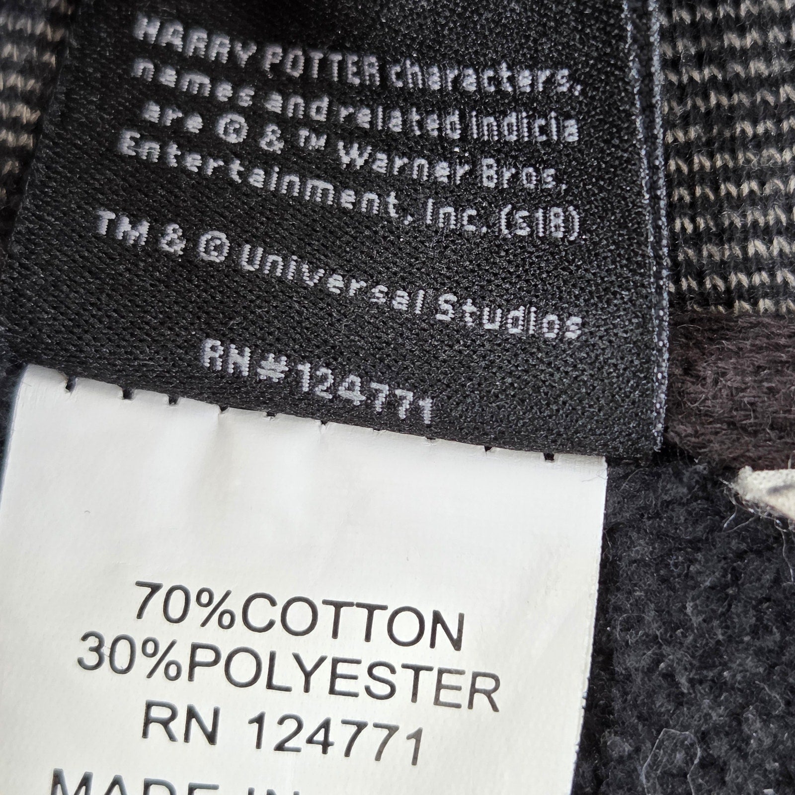 Harry Potter Hogwarts Railways Full Zip Hoodie Universal Studios Mens XL