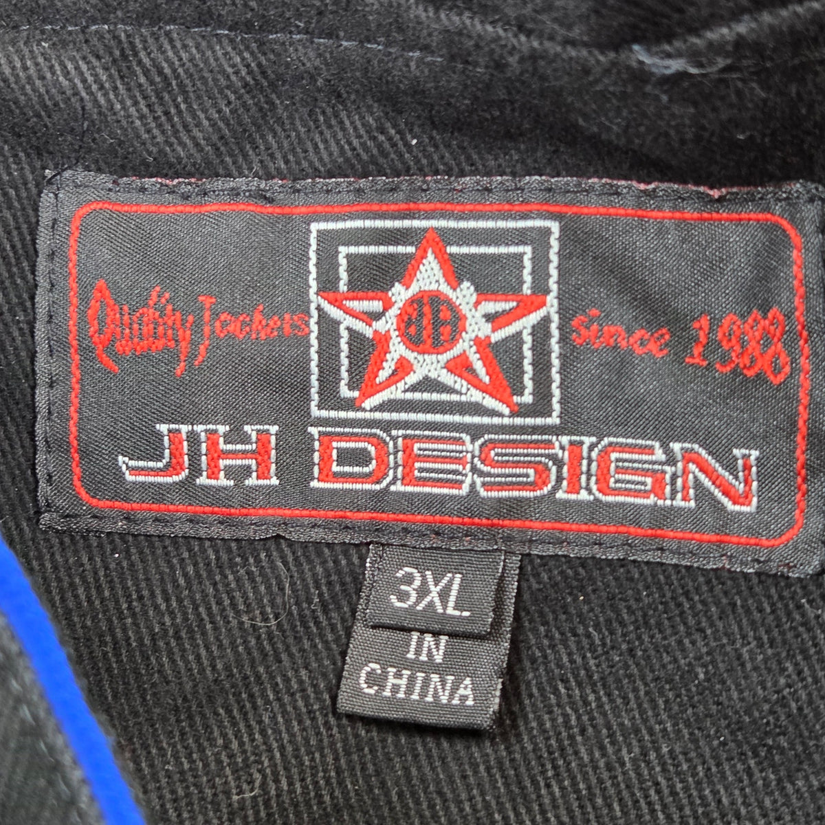 JH Design Superman DC Comics Racing Jacket Mens 3XL Embroidered NWT