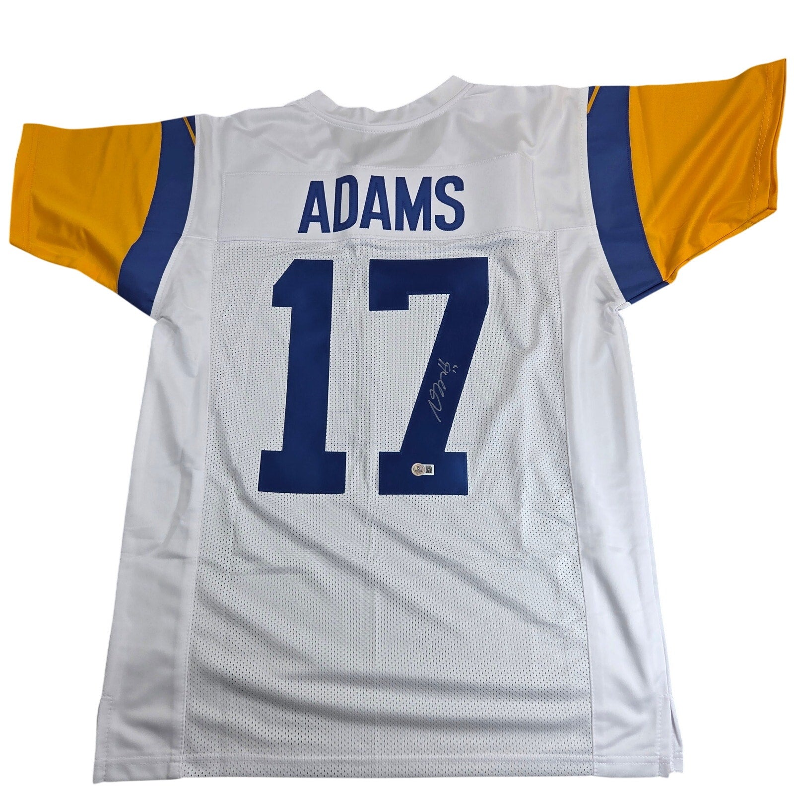 Davante Adams Signed Los Angeles Rams Custom Jersey Beckett BAS Autograph