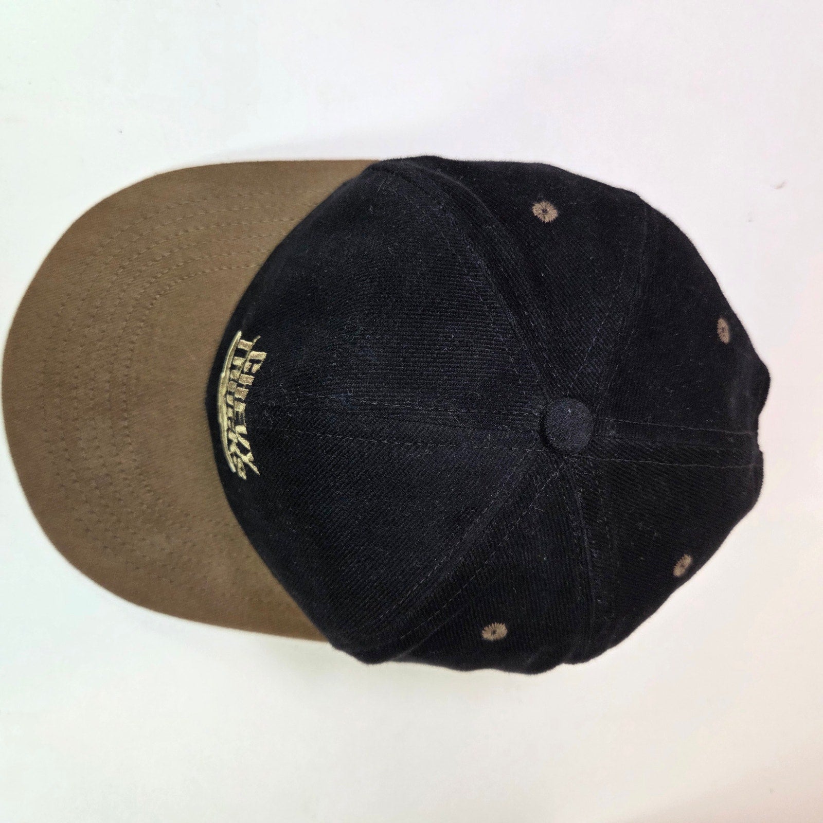 Vintage Chevy Trucks Snapback Hat Swingster USA Made Black Brown Cap