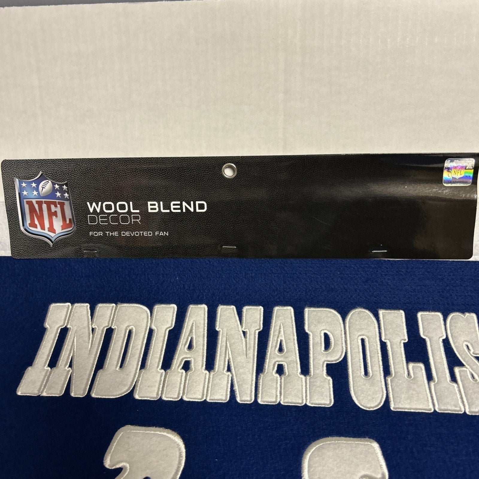 Indianapolis Colts Wool Blend NFL Champions Banner, 24" x 36"