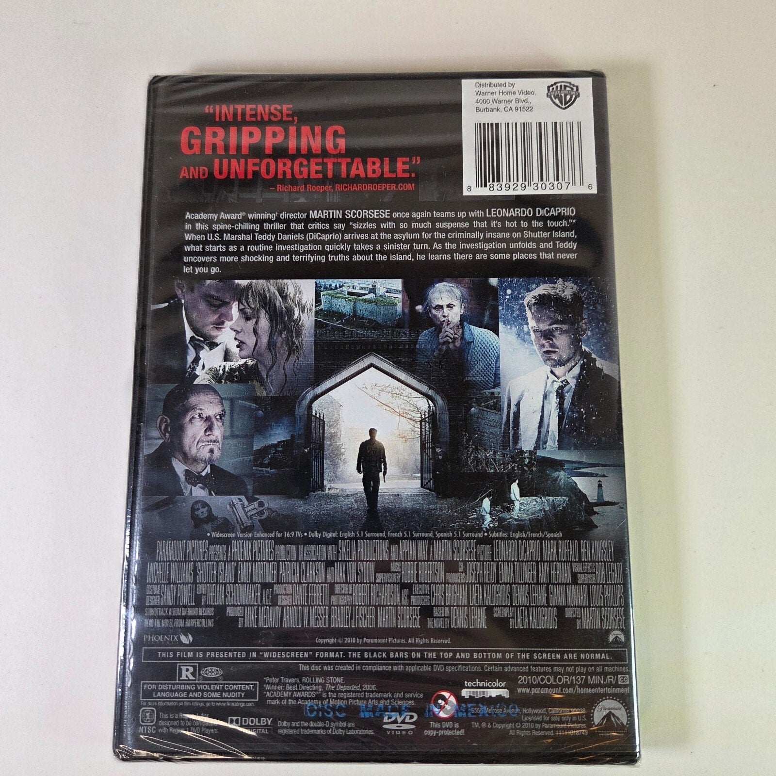 Shutter Island DVD New Sealed Widescreen Leonardo DiCaprio