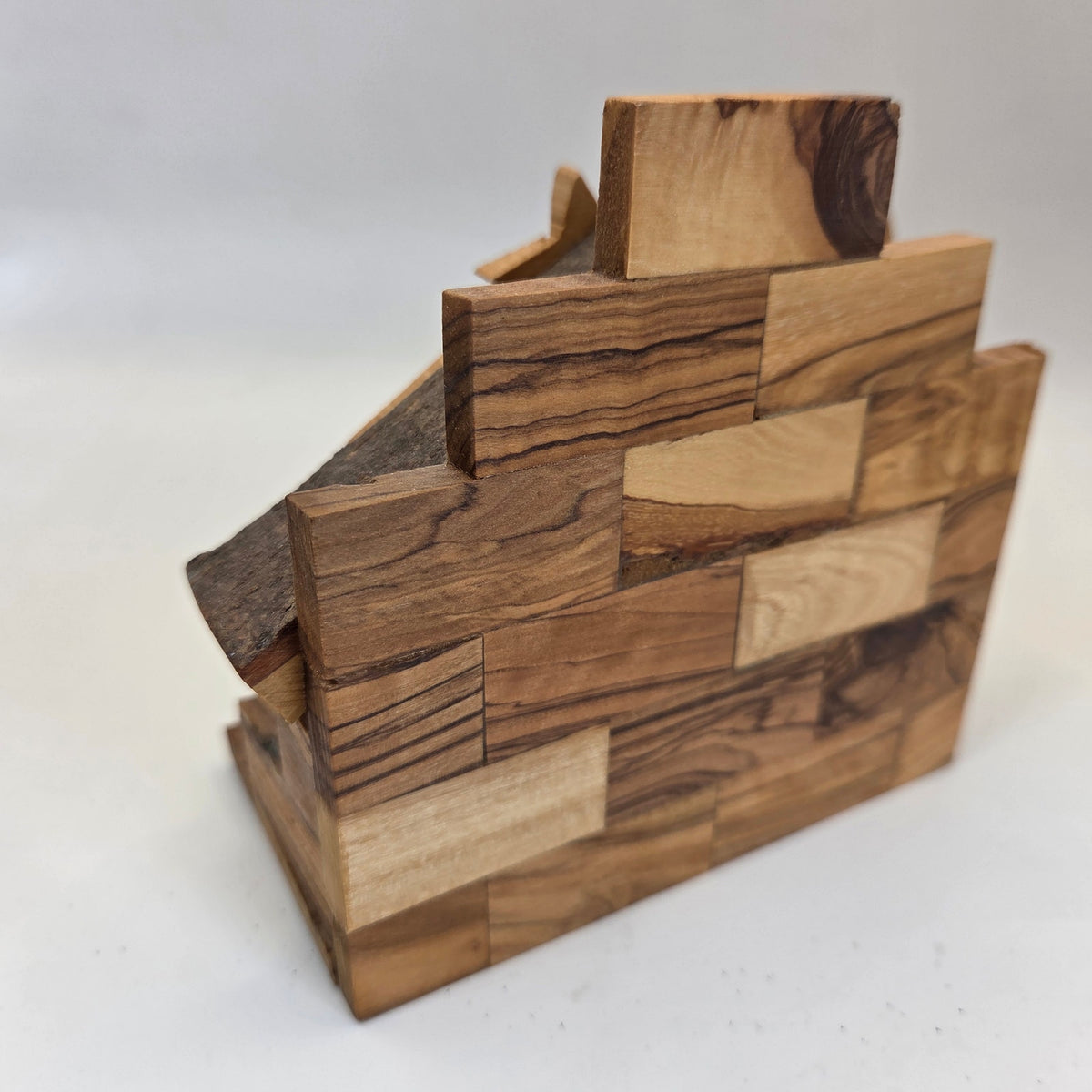 Hand Carved Olive Wood Nativity Scene Made in Israel G&G International Box