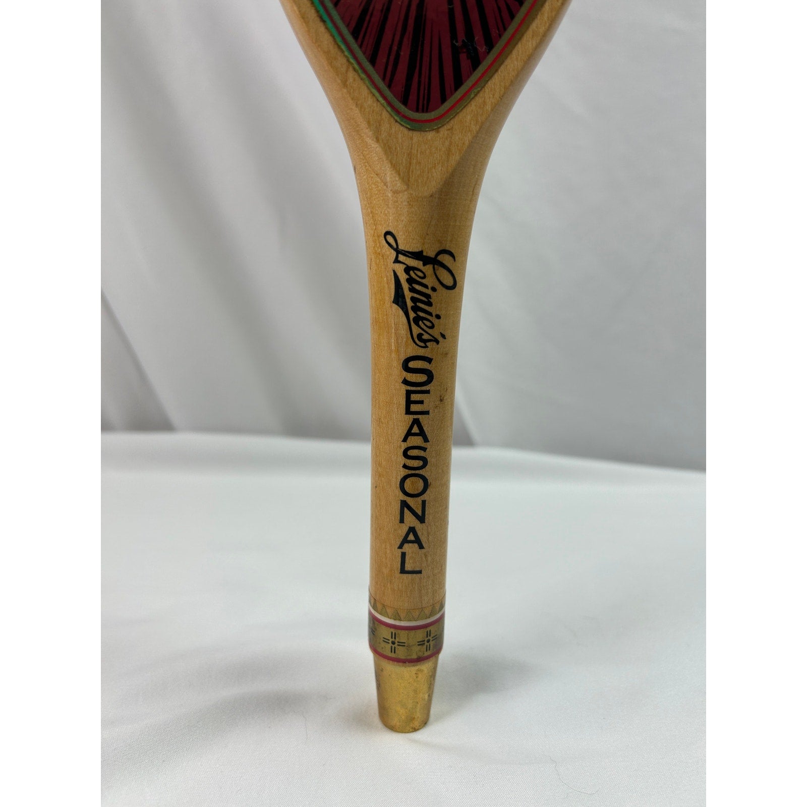 Leinenkugel's Bock Seasonal Beer Tap Handle Wood Draft Faucet Pull Knob