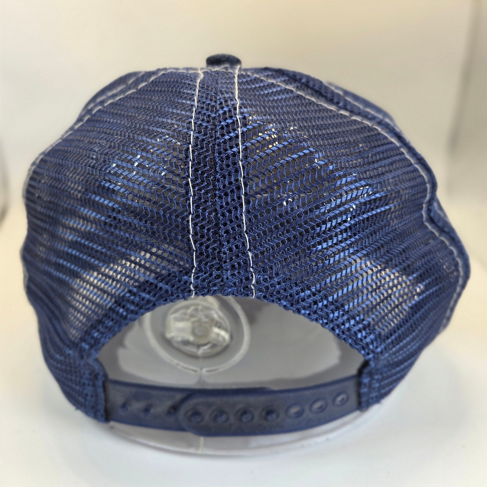 Vintage Leonard FD Fire Department Mesh Snapback Trucker Hat Designer Award