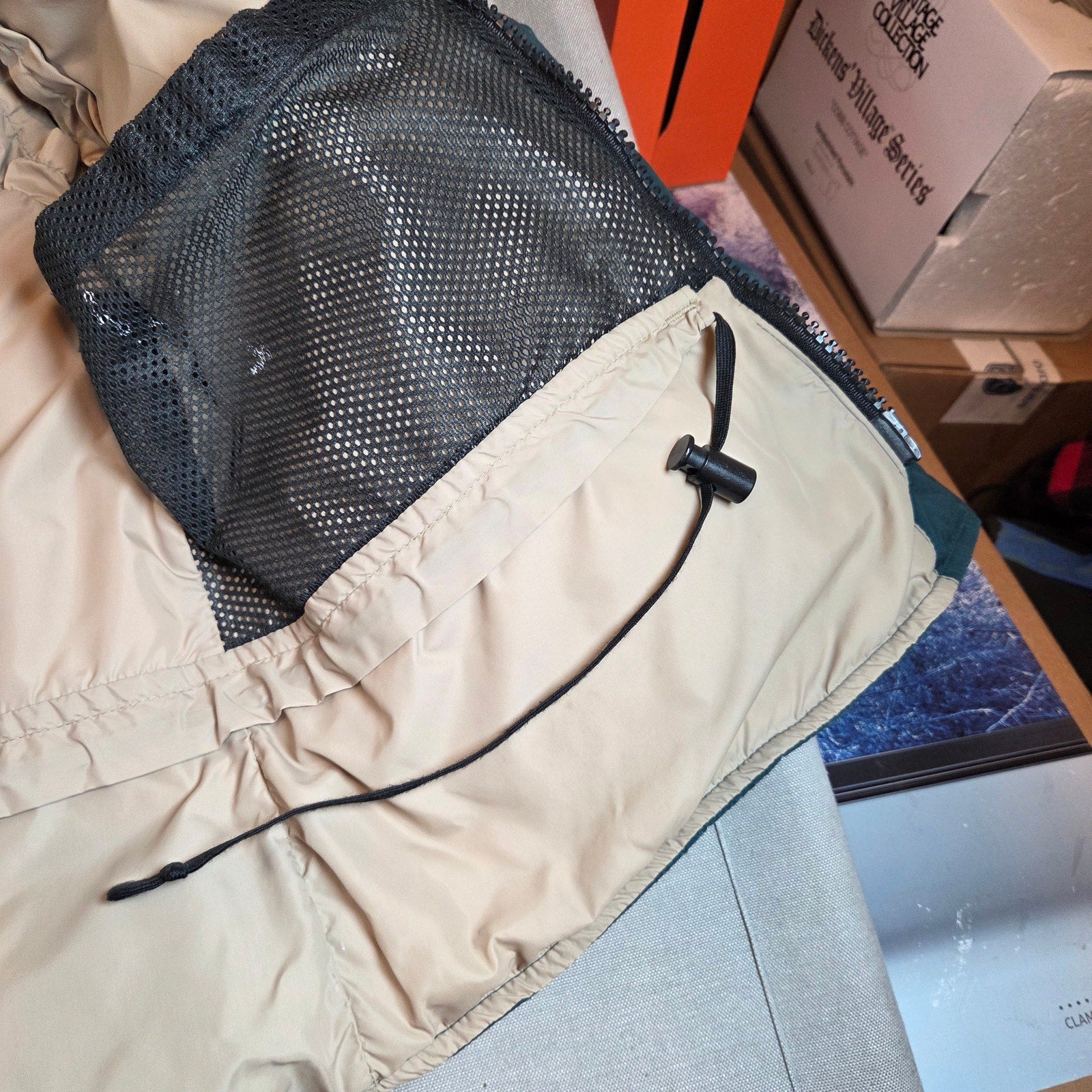 Vintage Eddie Bauer Goose Down Vest XL Made in USA Green Expedition 70s 80s
