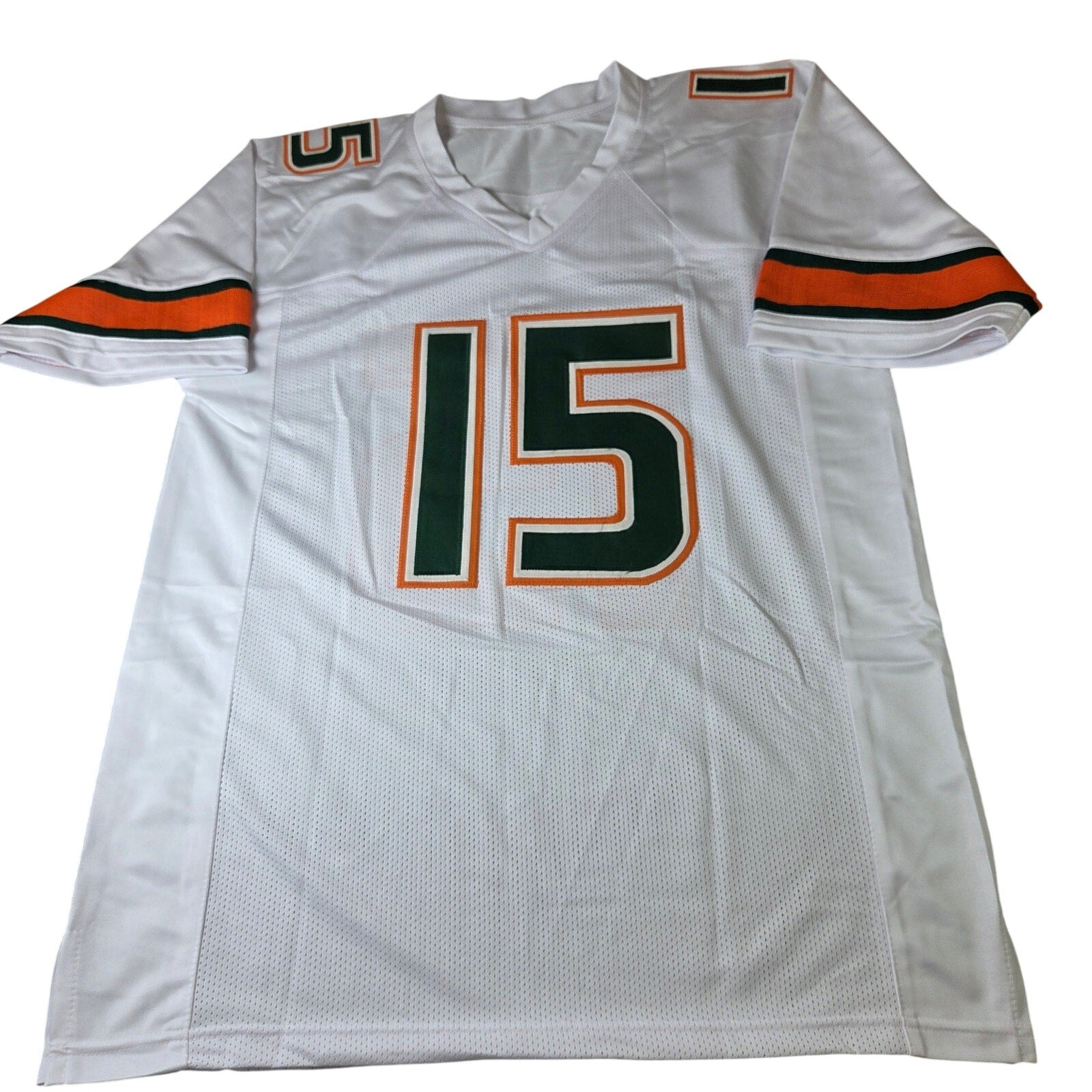 Greg Rousseau Signed Miami Hurricanes Custom Jersey JSA COA Auto #15