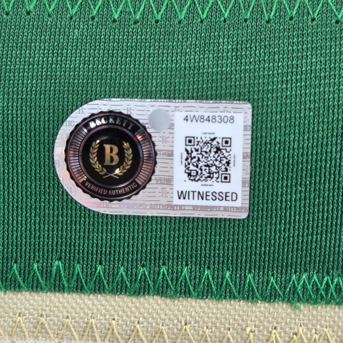 Notre Dame 1988 National Champions Team Signed Jersey 10 Autos BAS Witness