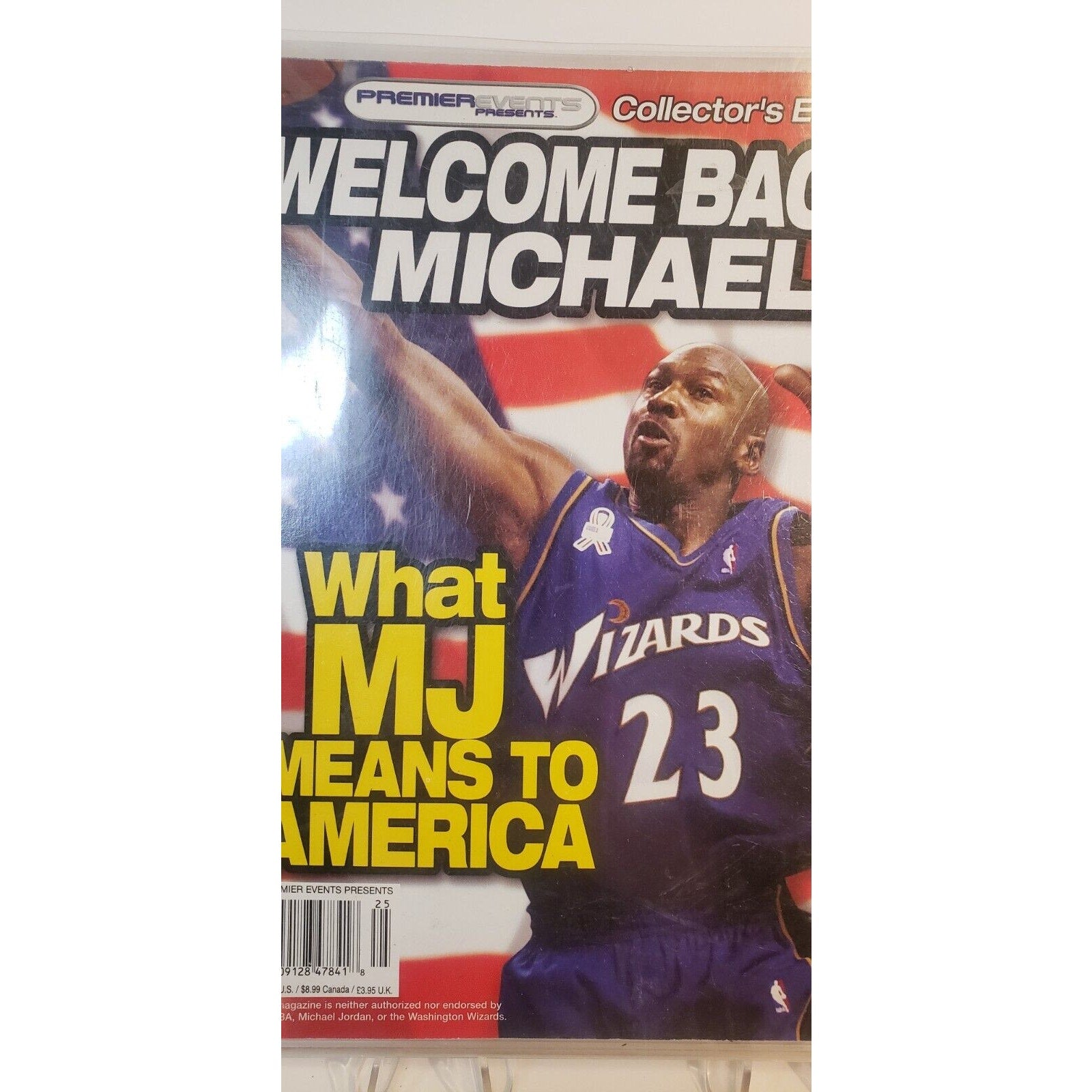 2001 Entertainment Sports Collector’s Ed. Welcome Back Michael Jordan Magazine