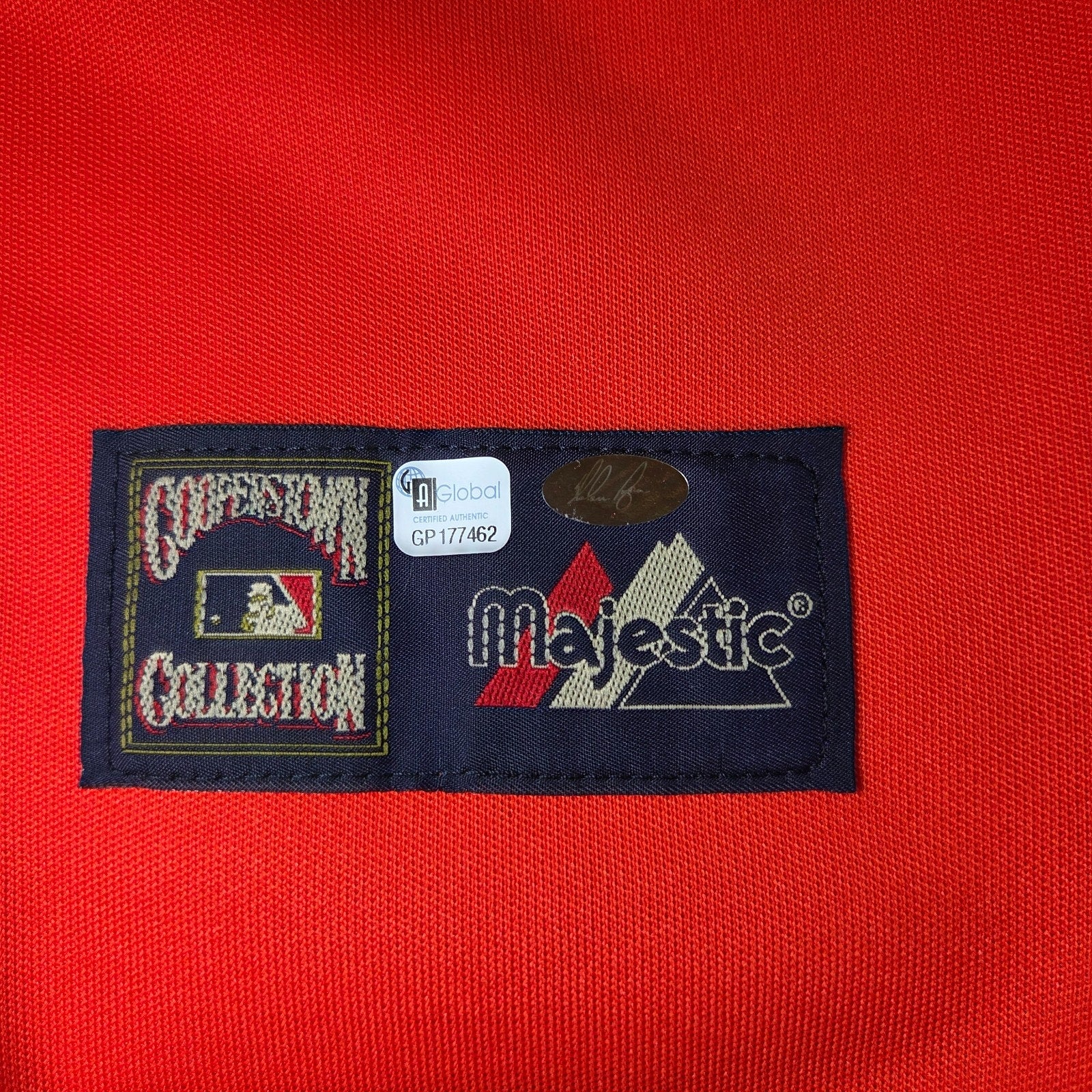 Nolan Ryan Auto Stat Jersey 19/34 NWT Astros XL COA MLB Majestic Rare