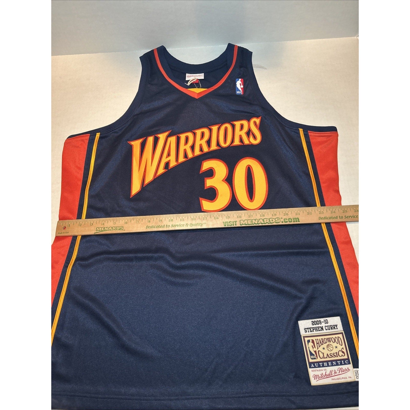 Stephen Curry #30 Warriors 2009-10 Mitchell & Ness Authentic Jersey 2XL