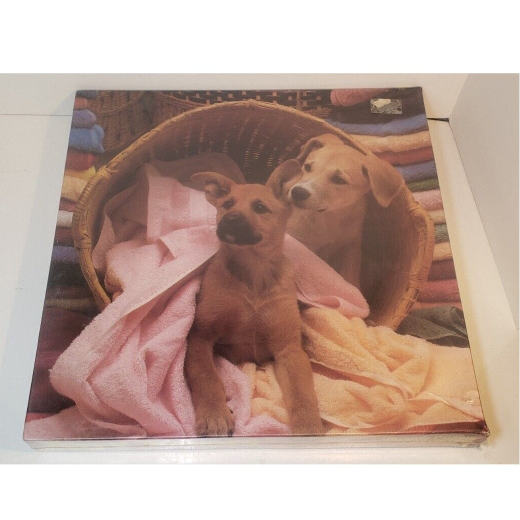 Vintage 1984 Hoyle 550 Piece Puzzle Terry Terrors Puppies 18x24 Sealed NIB