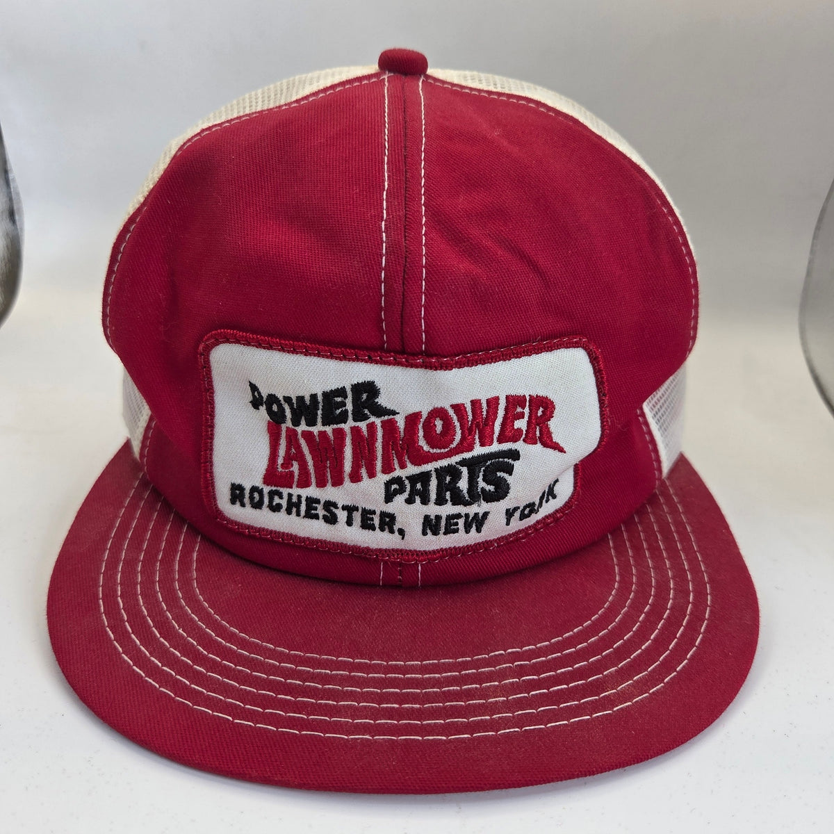 Vintage K-Products Power Lawnmower Parts Rochester NY Trucker Snapback Hat