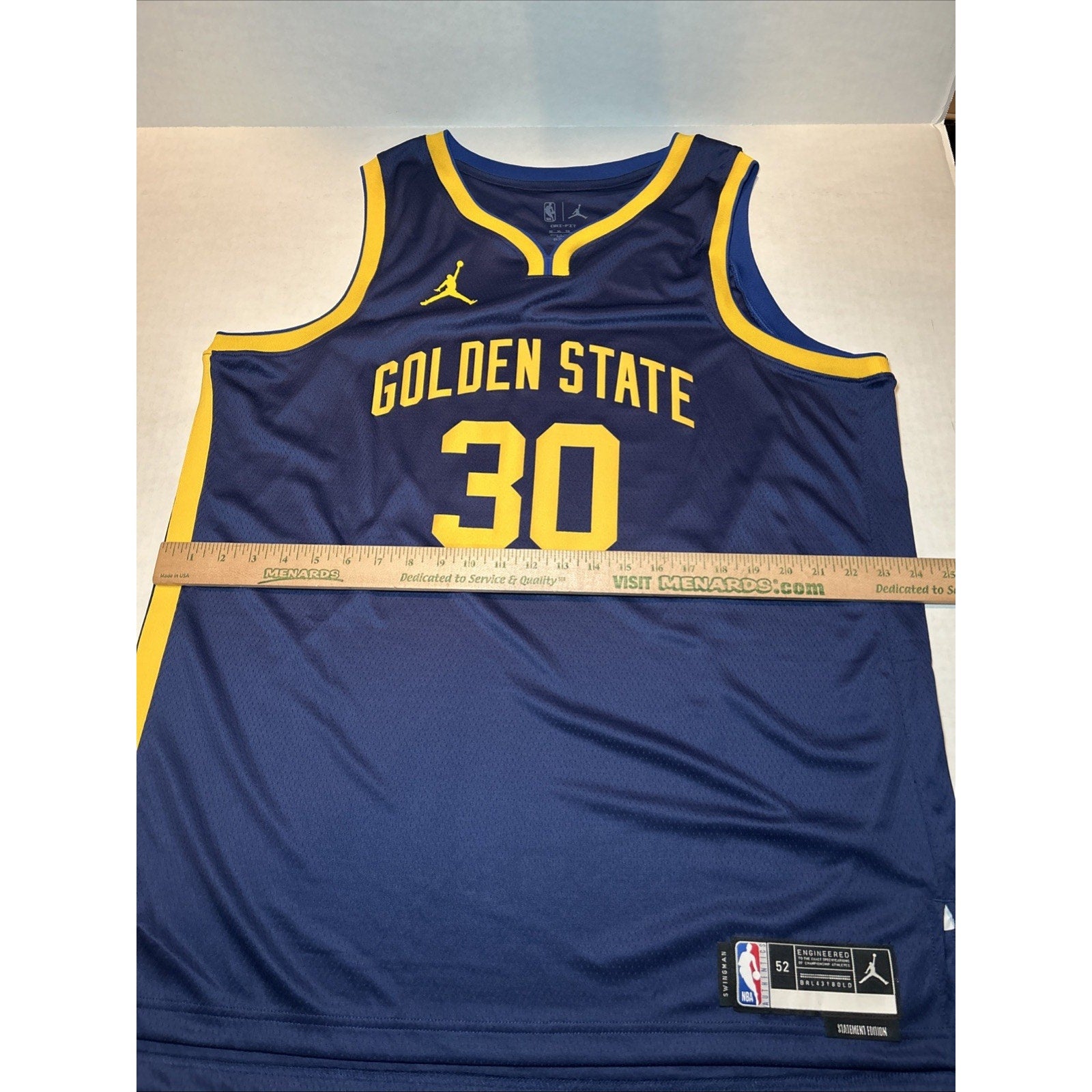 Stephen Curry #30 Golden State Warriors Nike Dri-Fit Basketball Jersey Size XL