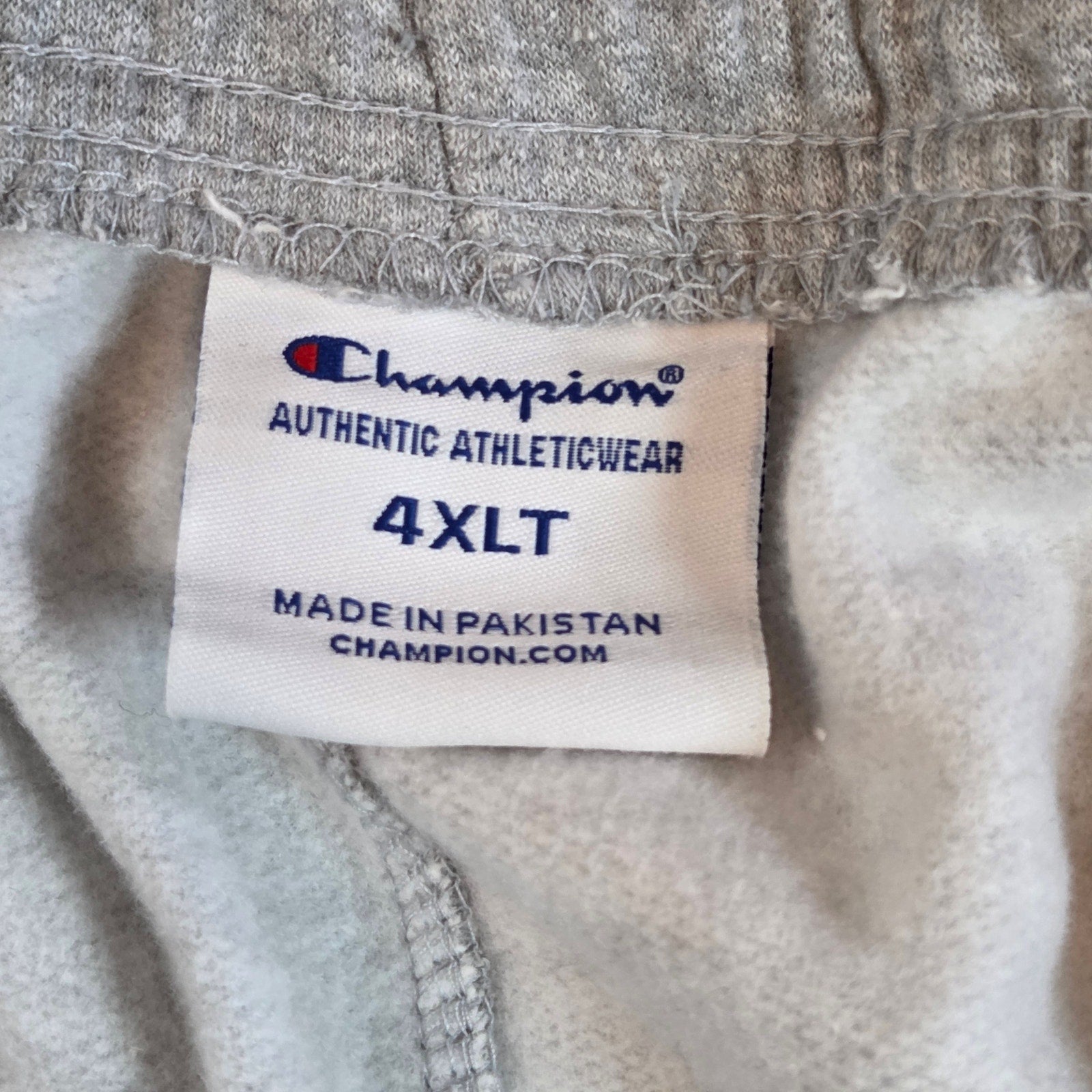 Champion Athleticwear Gray Sweatpants 4XLT NWT Drawstring Hole Flaw