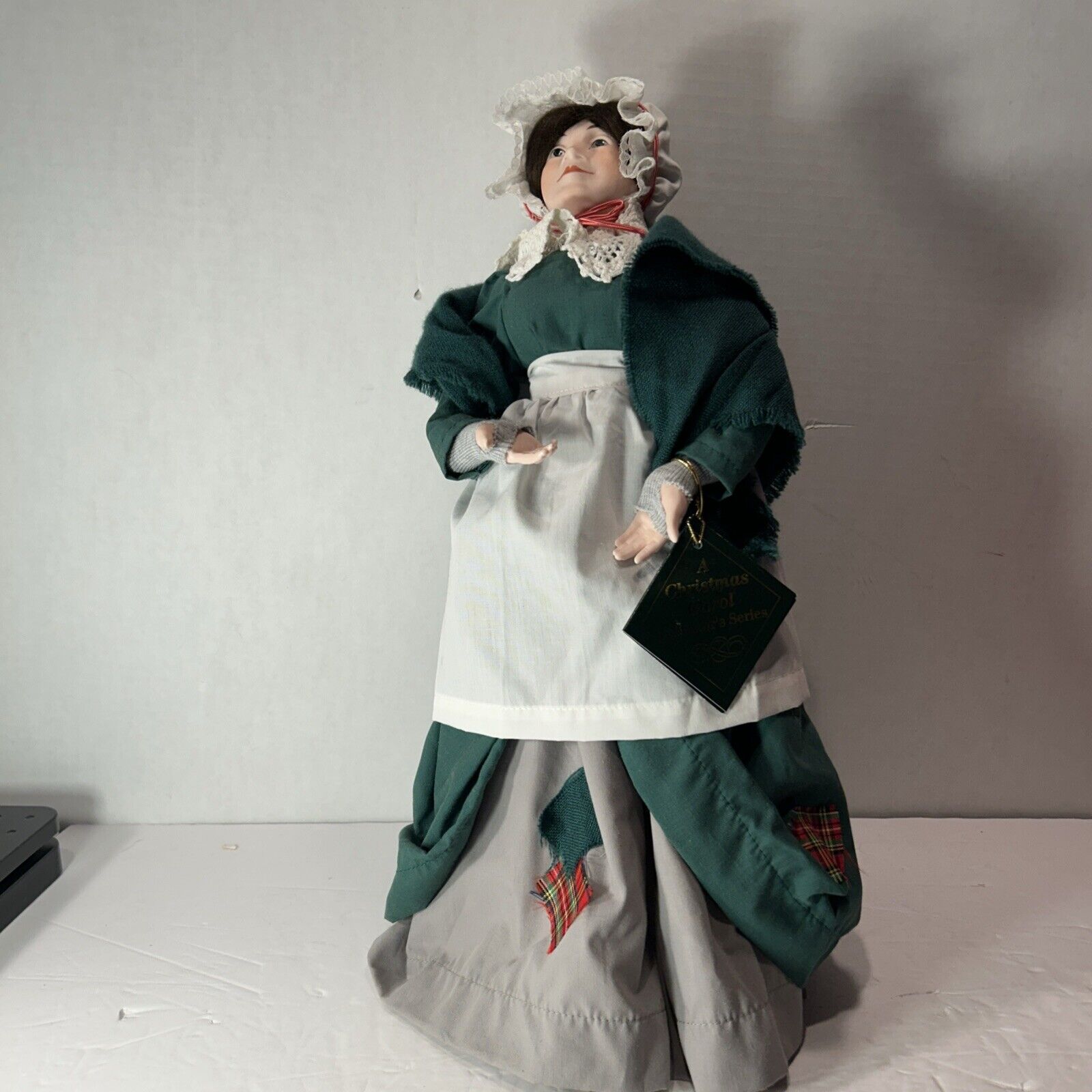Dept 56 A Christmas Carol Porcelain Doll Set of 4 1987 Scrooge Cratchit Tim
