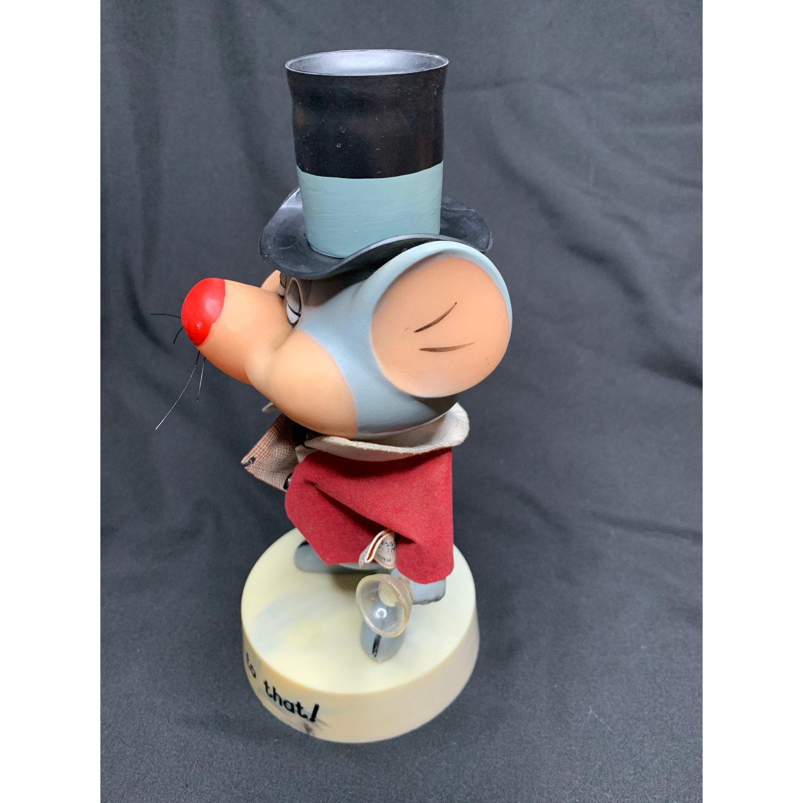 Vintage 1971 Dakin Goofy Grams I'll Drink To That Mouse Figure Warner Bros 8"