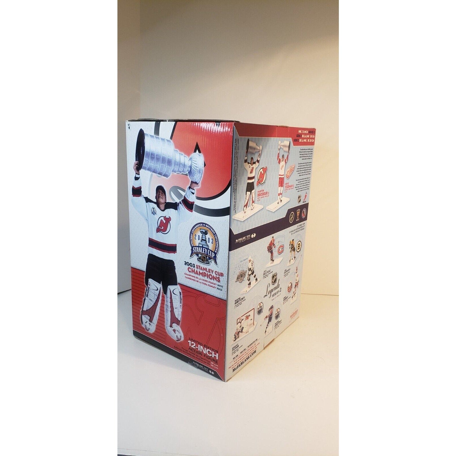 Martin Brodeur McFarlane NHL Series 2 12" Devils Stanley Cup Champions Figure NIB HOF