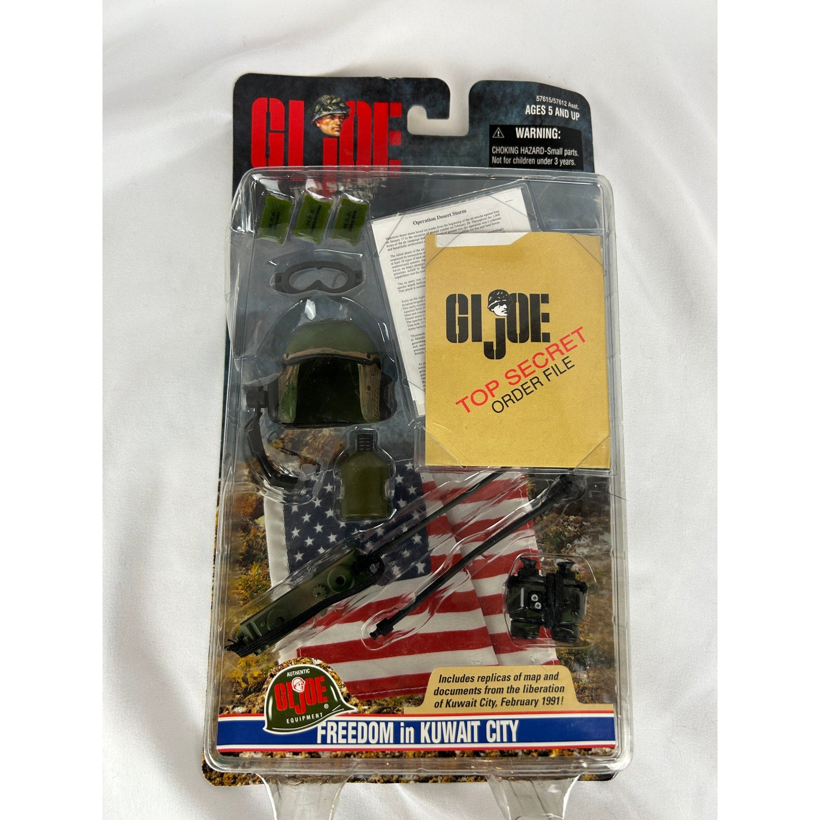 GI Joe Freedom in Kuwait City Top Secret Order File Set Sealed Hasbro MOC