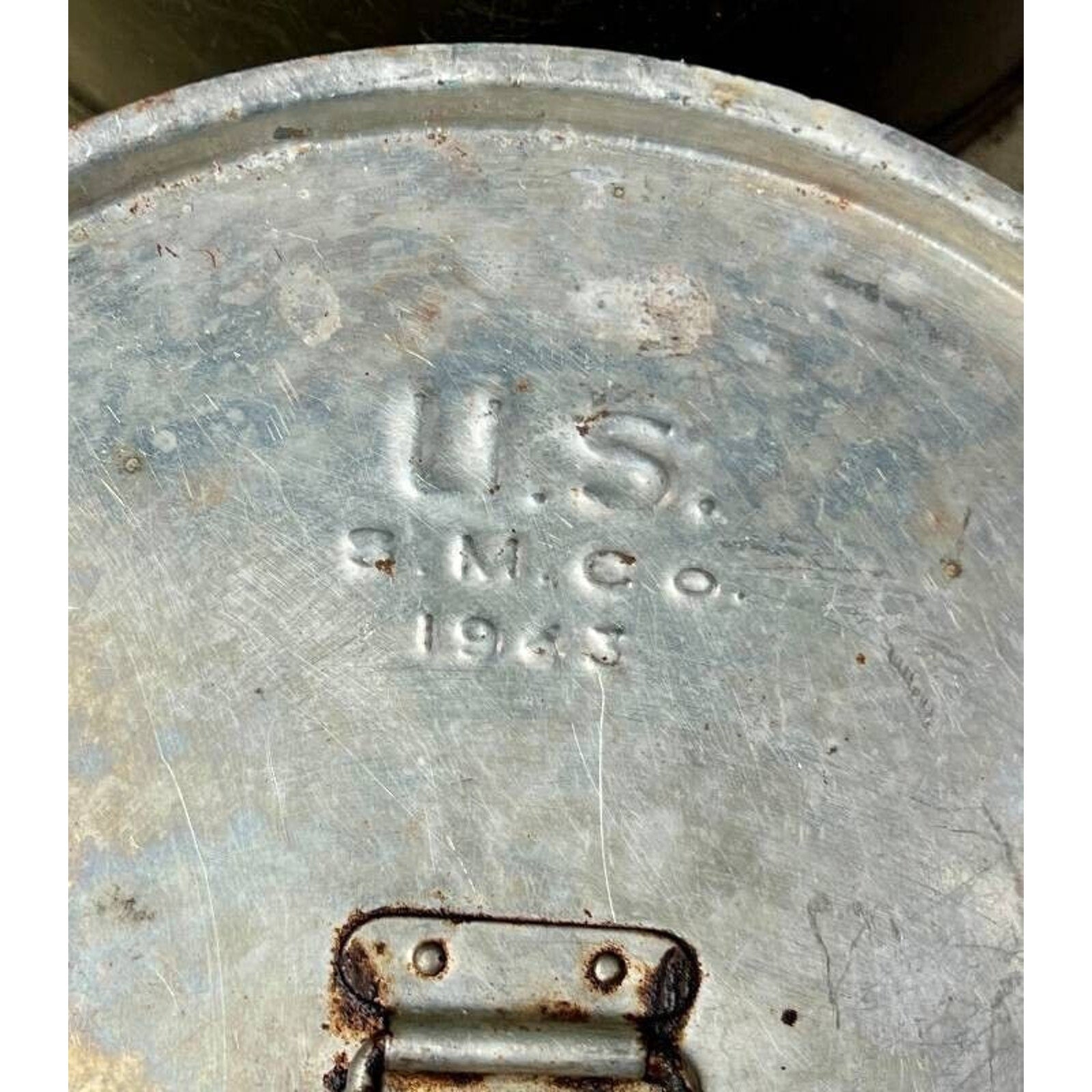 WWII US Army Mermite Food Container 1943/44 SMCO w/ 3 Inserts Militaria