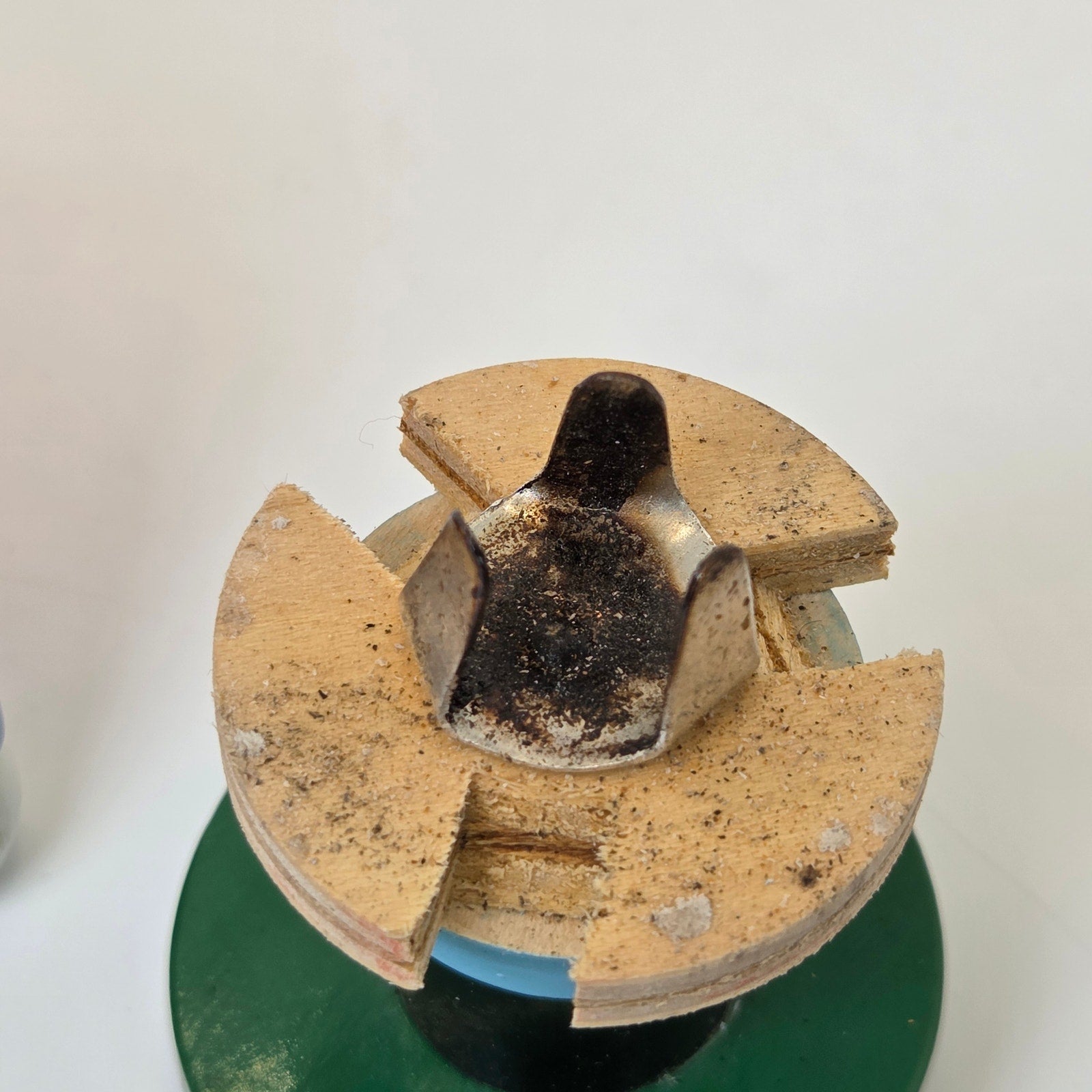 Vintage German Räucherfigur Wooden Incense Smoker Soldier with Pipe 6"