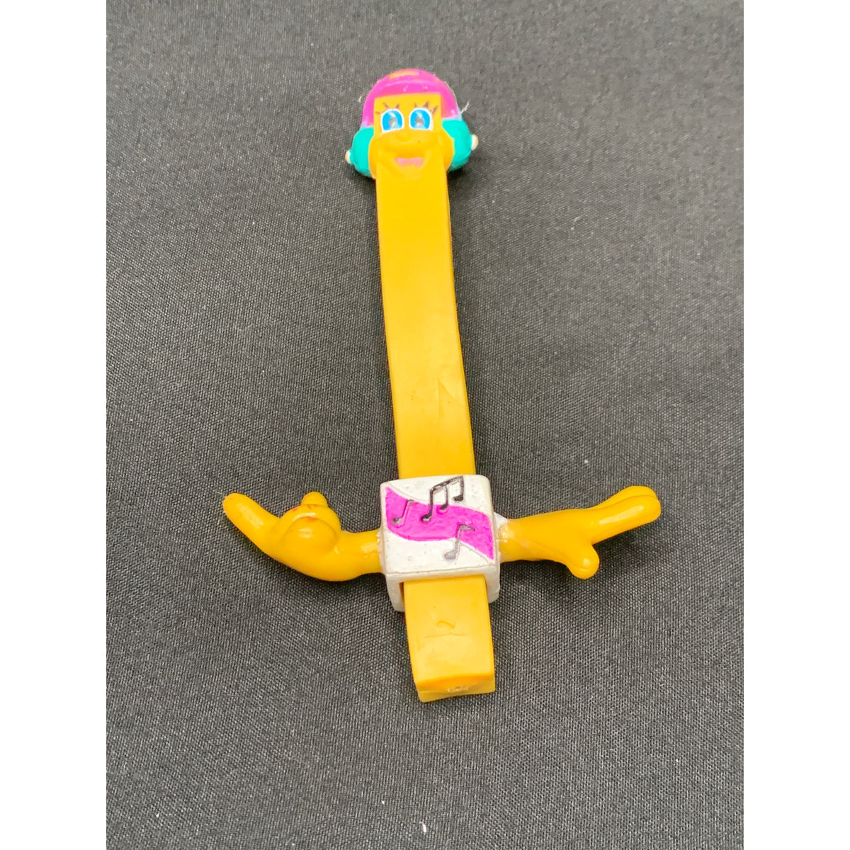 1989 McDonalds Fry Benders Bendable French Fry Music Headphones Toy