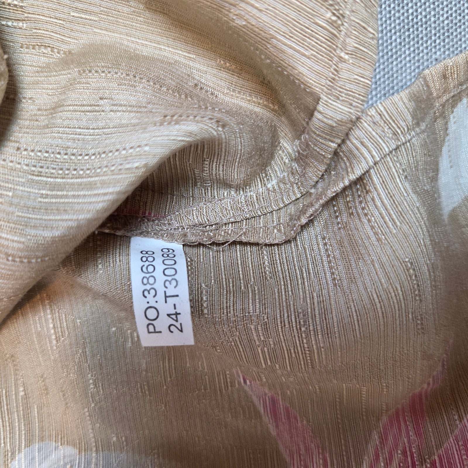 Vintage Tommy Bahama Relax Silk Camp Shirt Men’s M Tan Floral Hawaiian Top