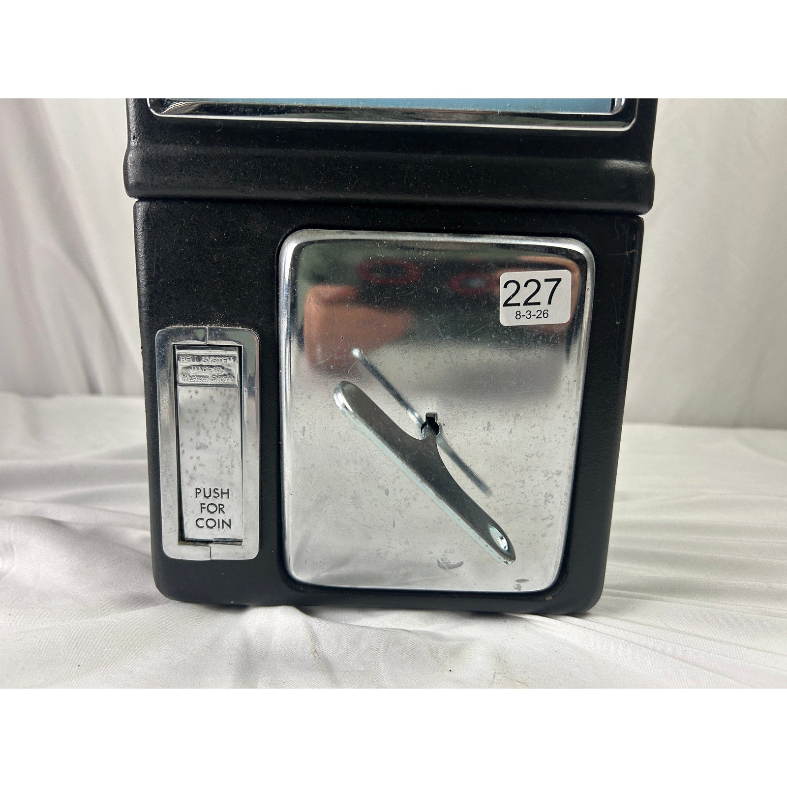 Western Electric Bell System Qwest Coin Pay Phone Wall Telephone w/ Coin Box Key