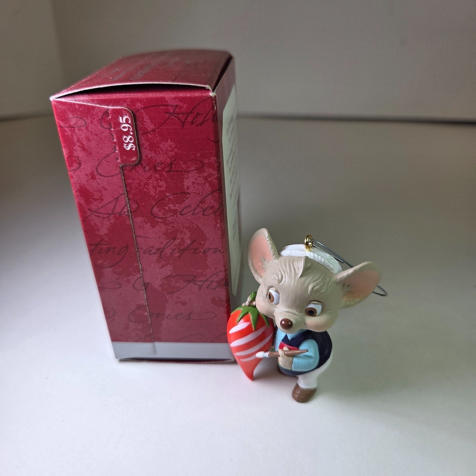 Hallmark Keepsake Ornament Feliz Navidad Mouse 1998