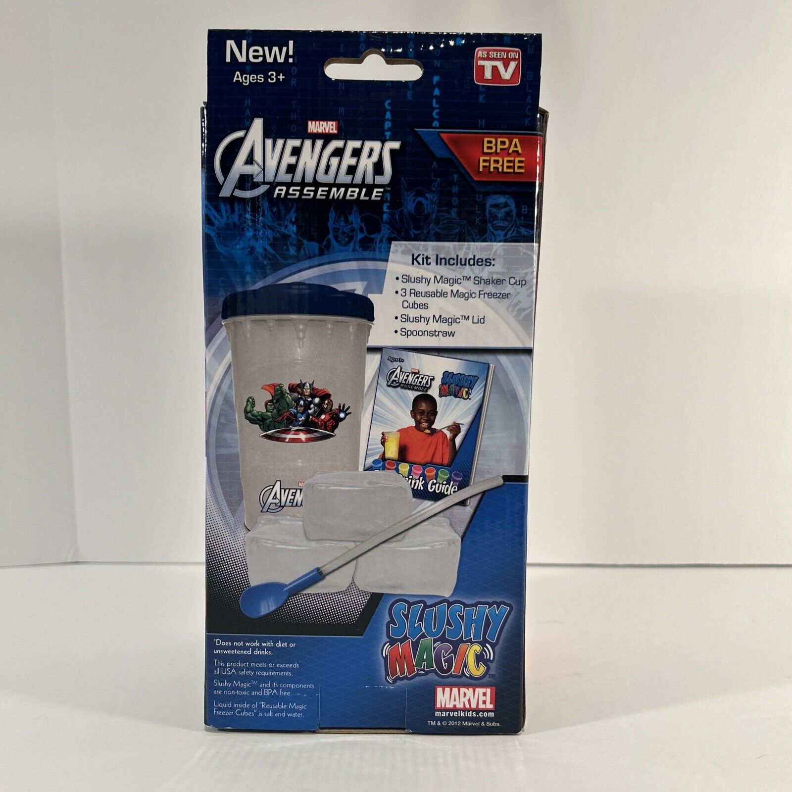 Marvel Avengers Assemble Slushy Magic Slushy Making Cup - As Seen On TV BPA free