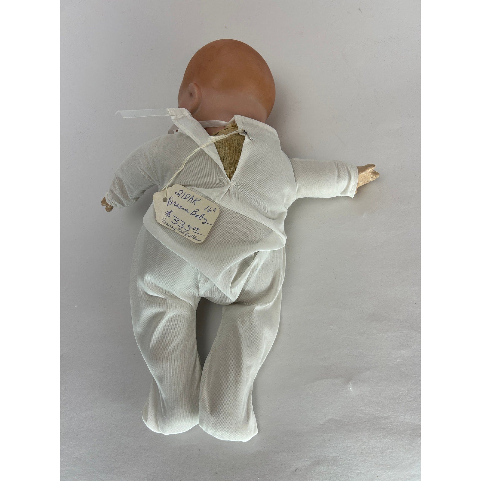 Antique Armand Marseille 16 inch Dream Baby Bisque Doll Cloth Body 1923