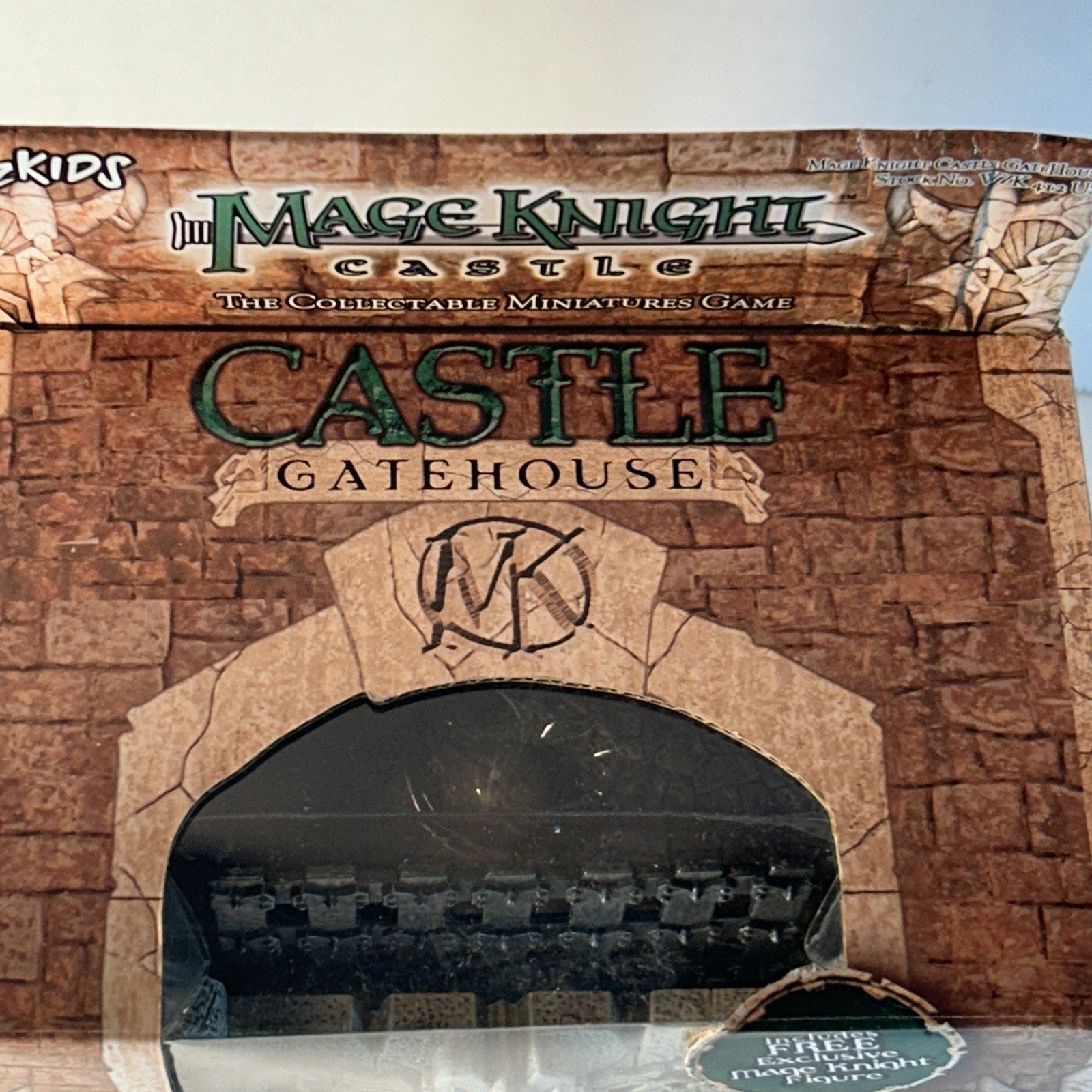 Mage Knight Castle Gatehouse WizKids 2002 D&D Warhammer Terrain NIB