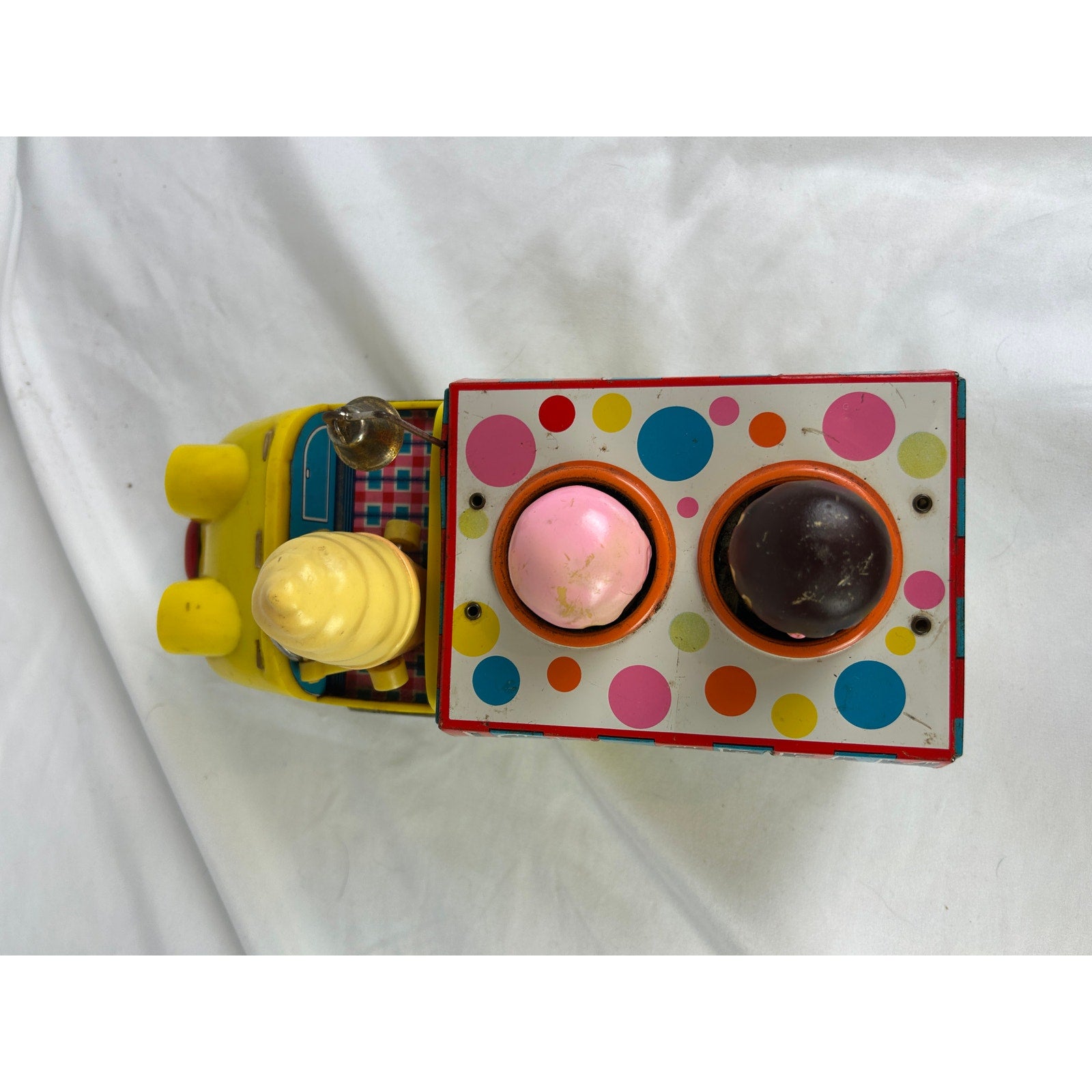 Vintage Bandai Ice Cream Truck Battery Operated Toy