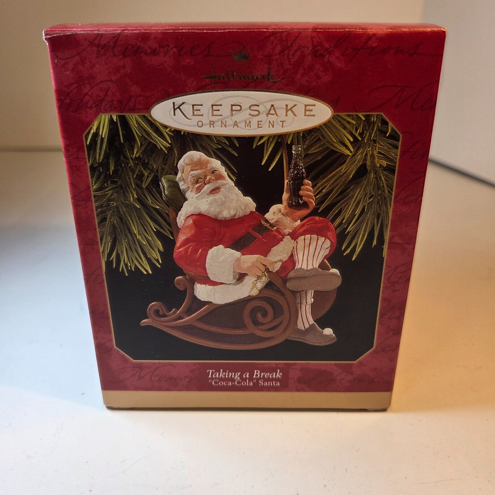 Hallmark Keepsake Ornament Taking a Break Coca-Cola Santa 1997