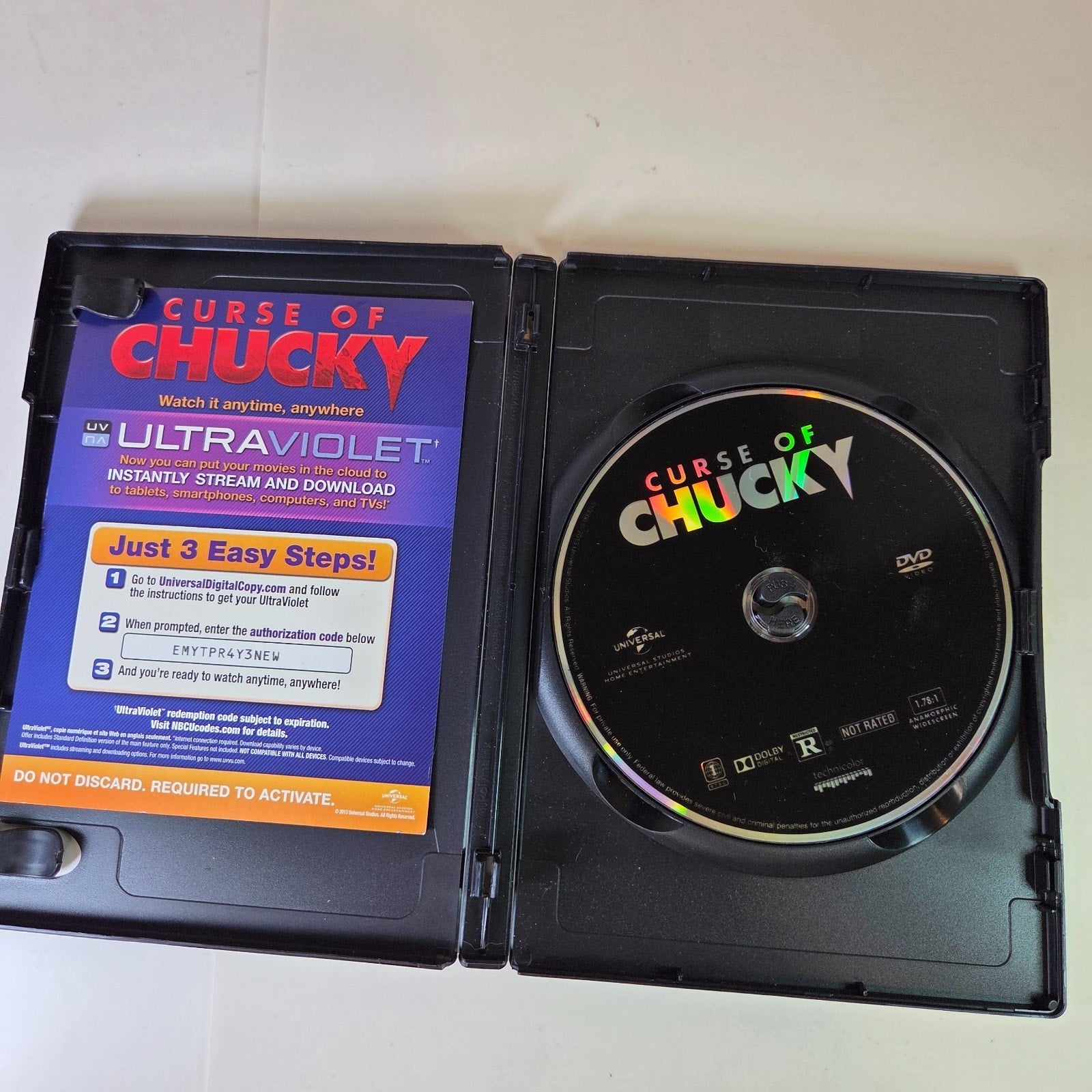 Curse of Chucky (Unrated) DVD 2013 Horror Movie