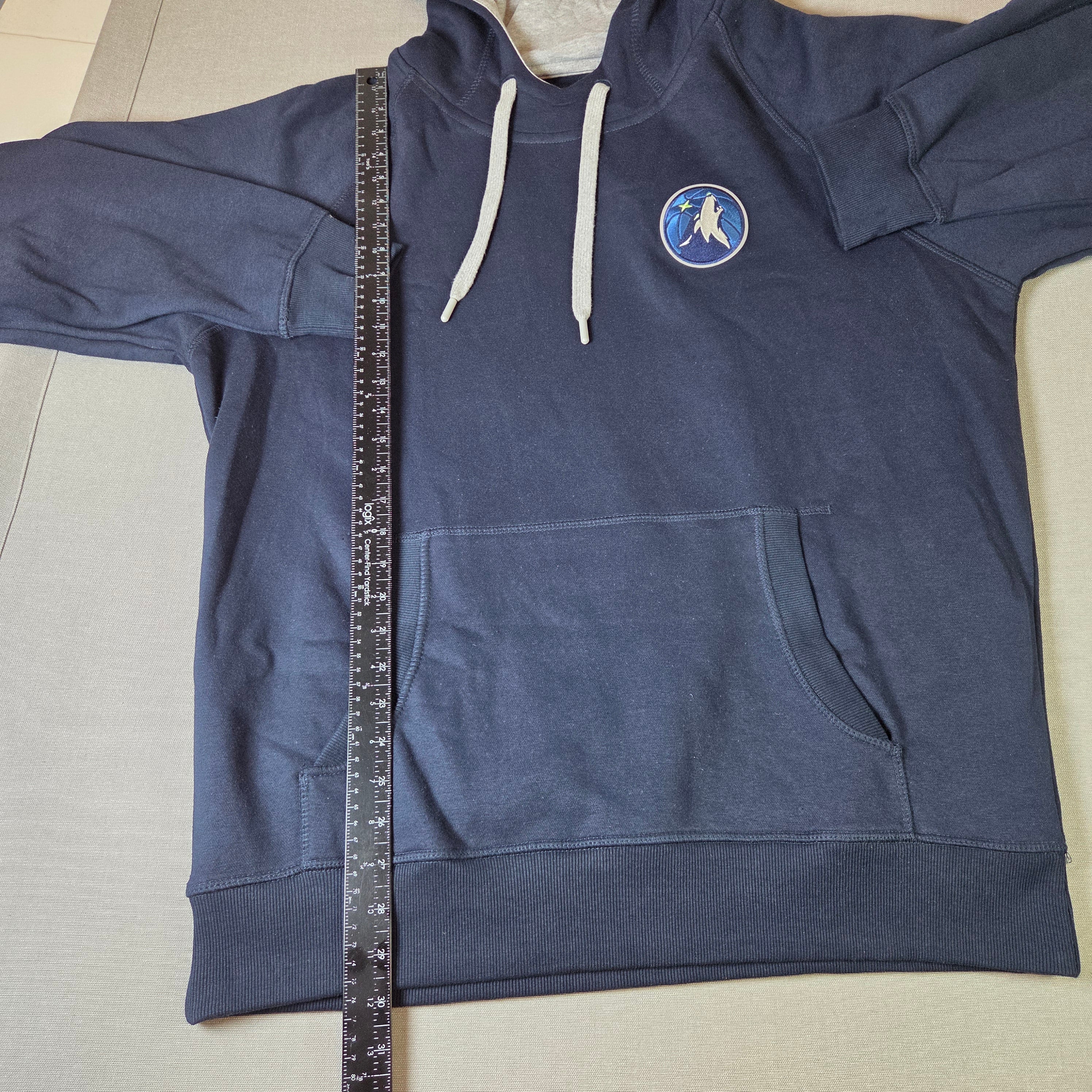 Antigua Minnesota Timberwolves Navy Blue Pullover Hoodie XL NWT NBA