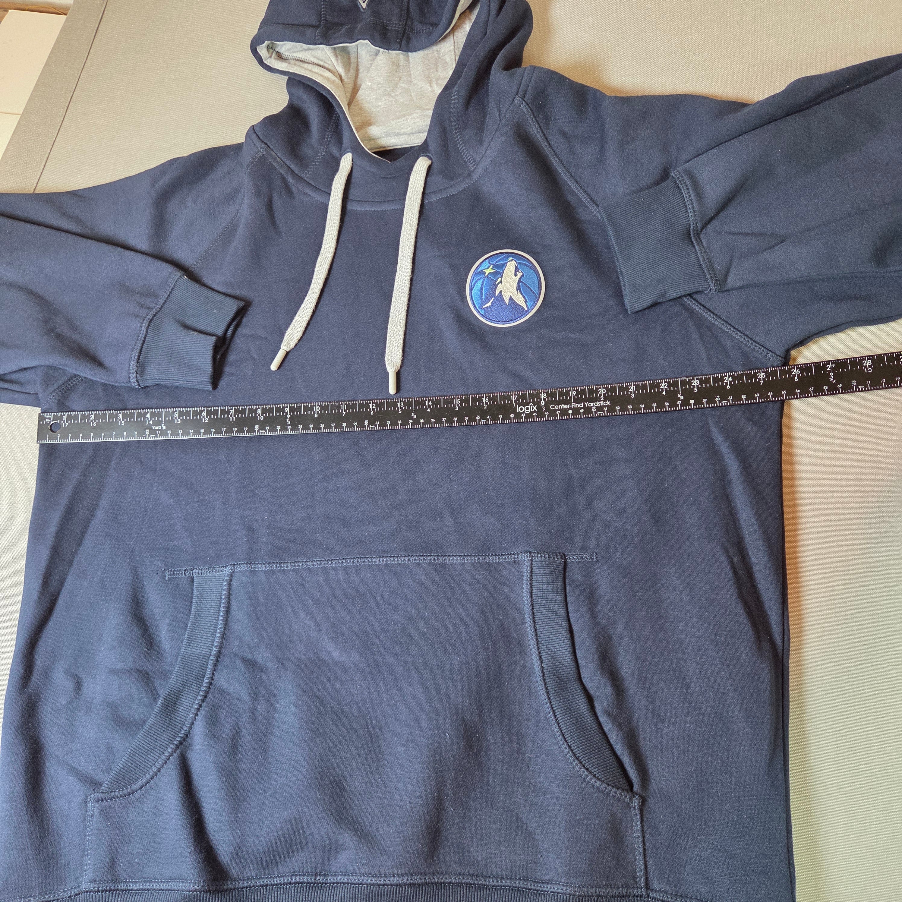Antigua Minnesota Timberwolves Navy Blue Pullover Hoodie XL NWT NBA
