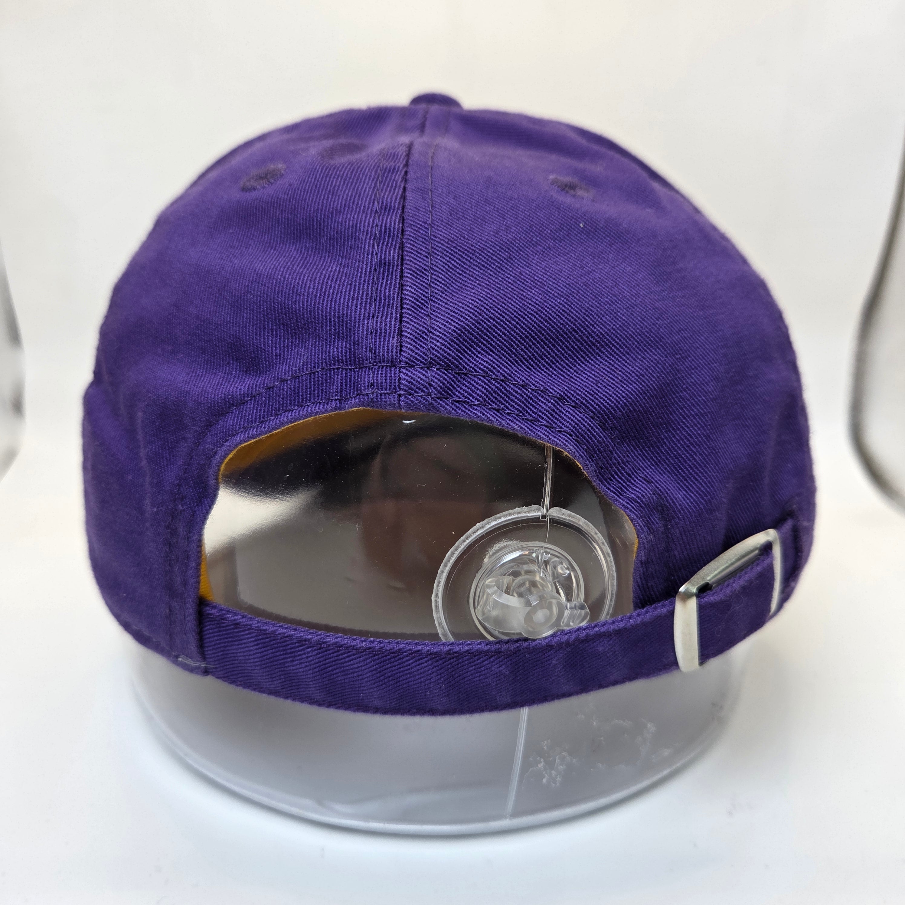 Minnesota Vikings NFL Team Apparel Gold Purple Adjustable Hat OSFA New