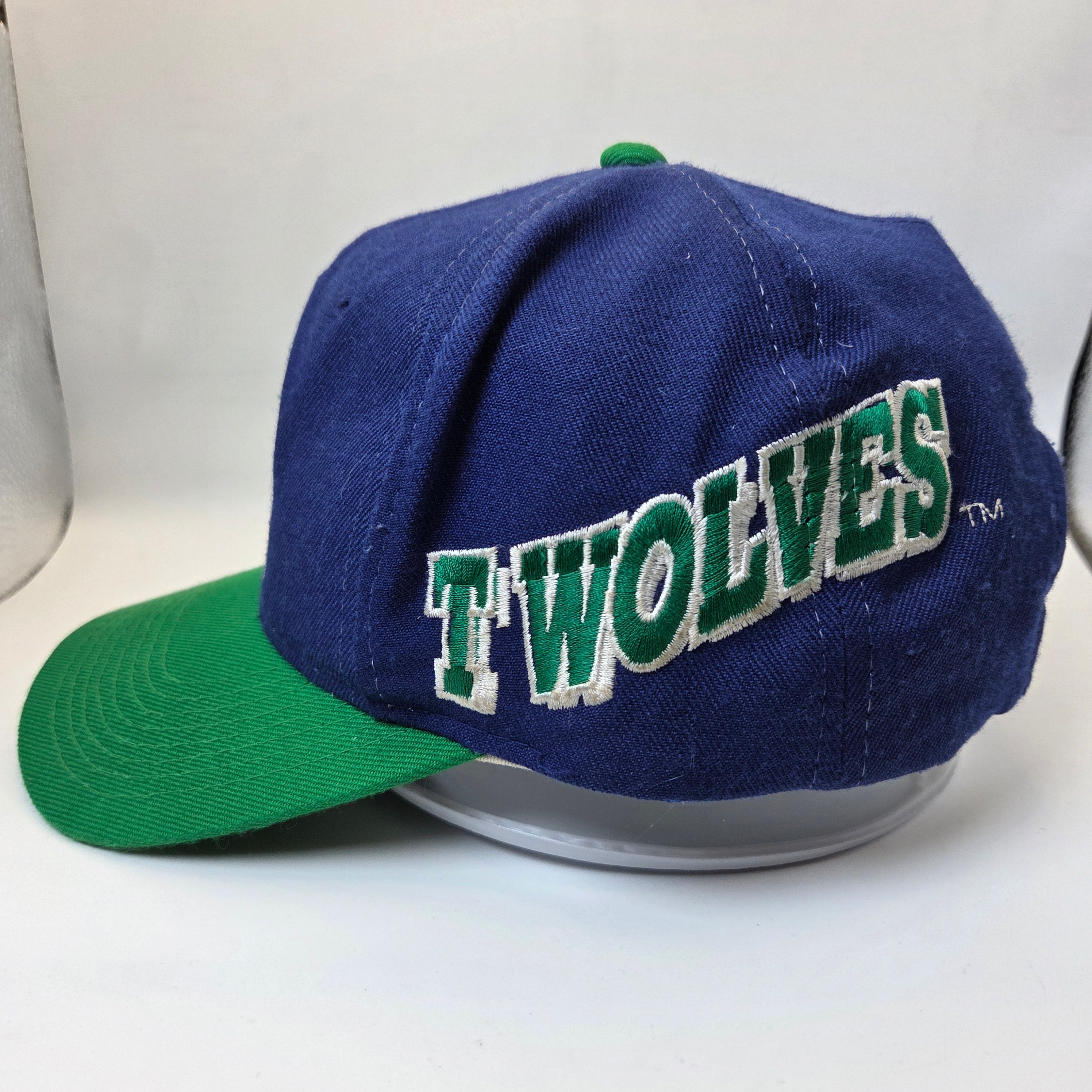 Sports Specialties Minnesota Timberwolves Vintage 90s Script Snapback Hat NBA