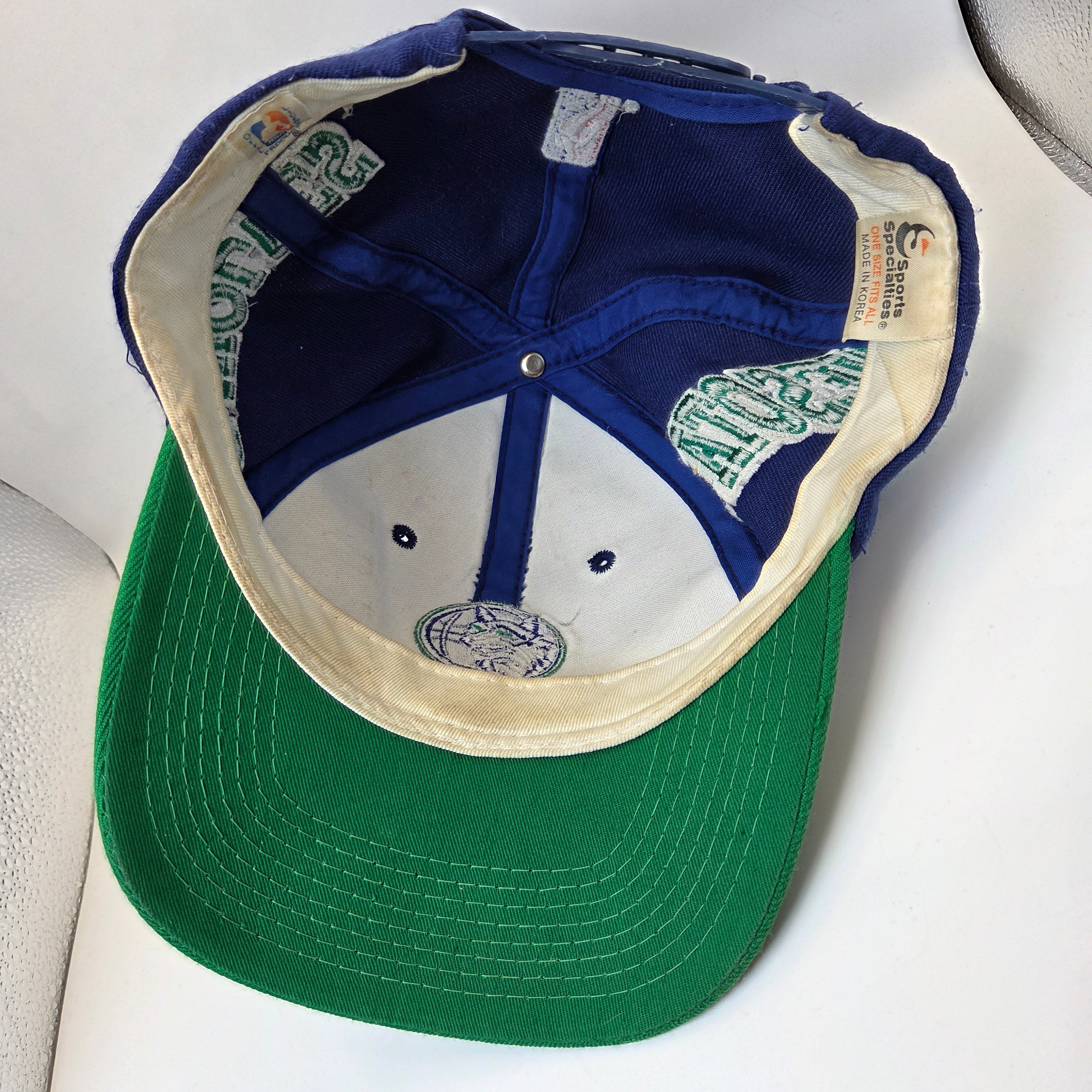 Sports Specialties Minnesota Timberwolves Vintage 90s Script Snapback Hat NBA