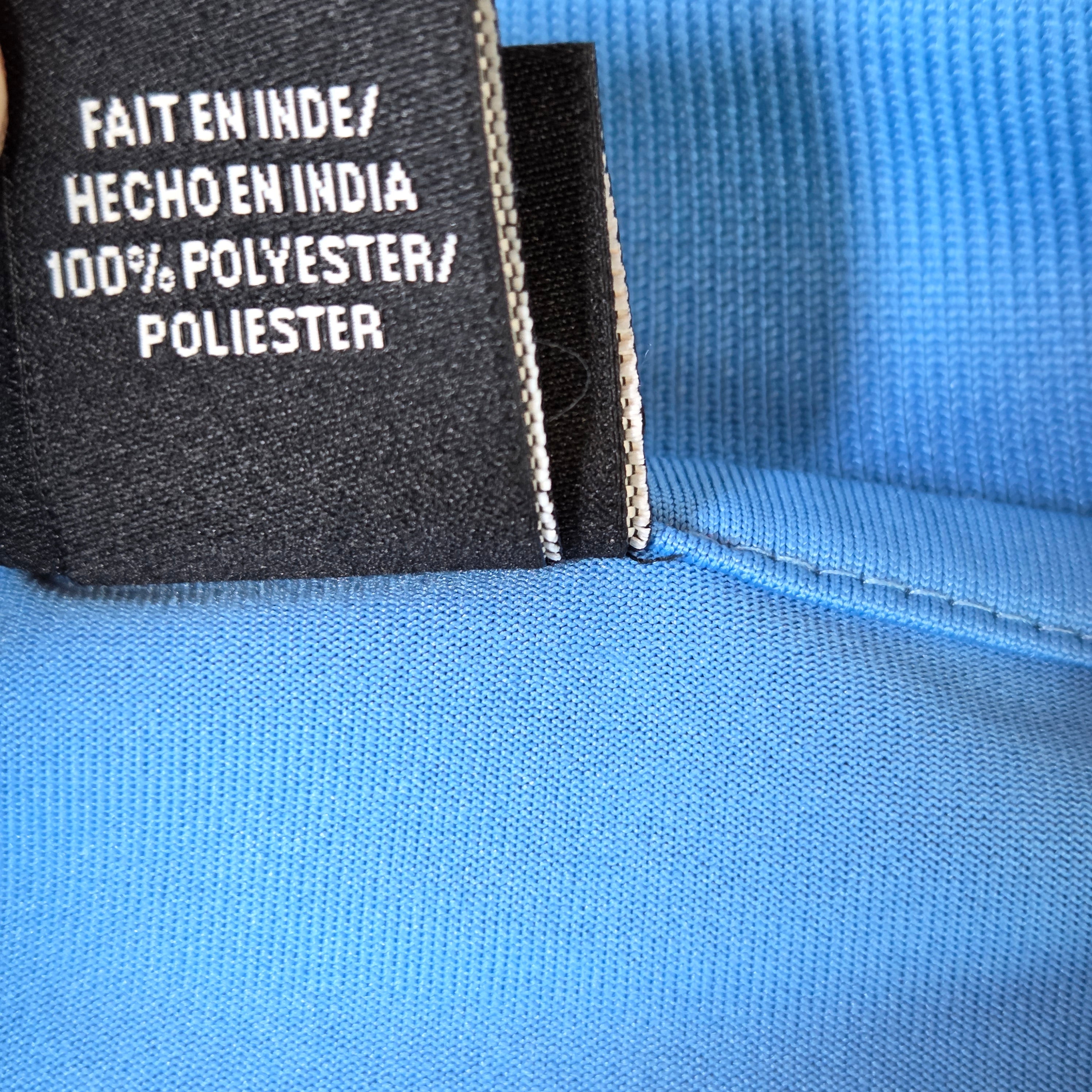 Page & Tuttle Men's Golf Polo Shirt XL Blue Scotchgard Polyester Performance NWT