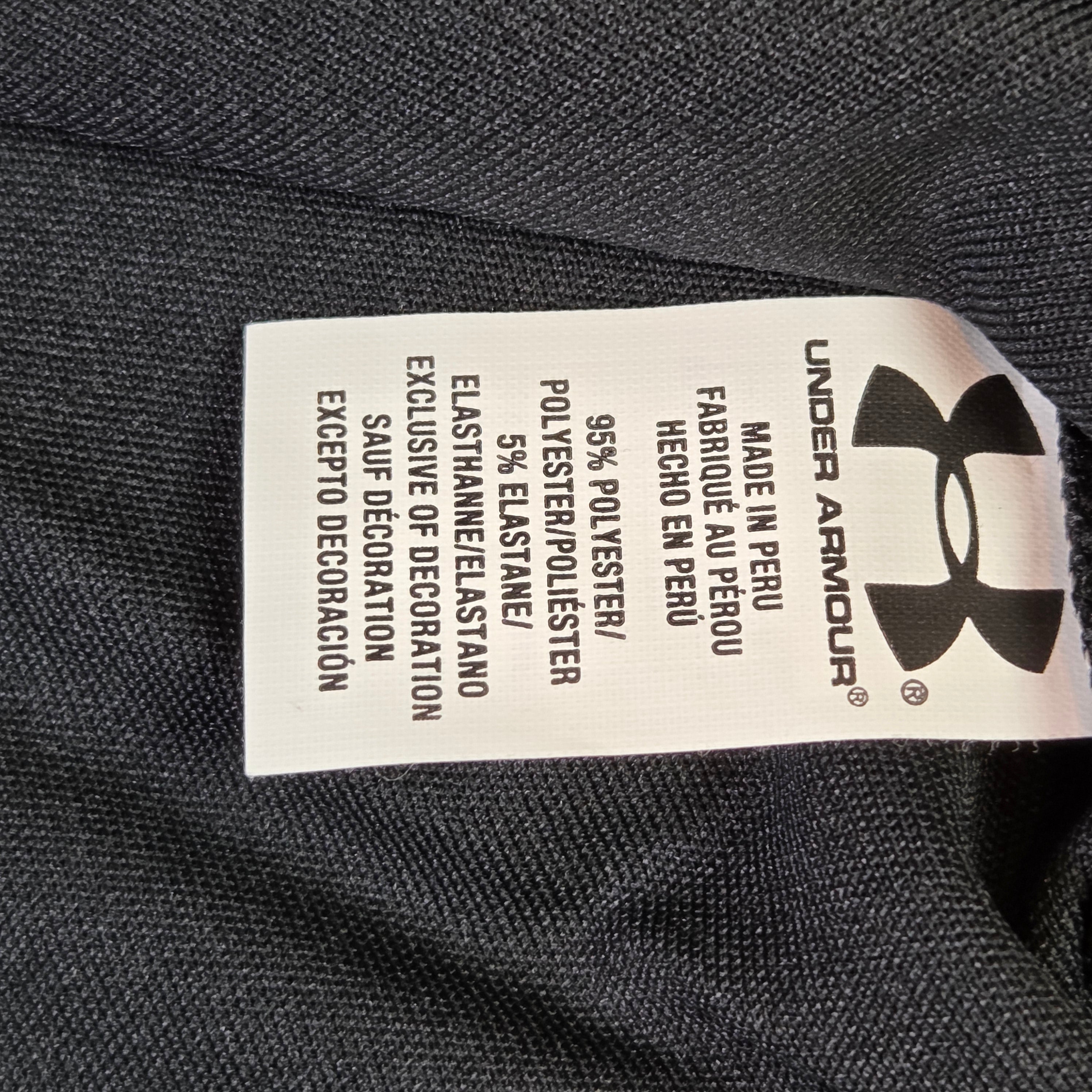 Under Armour HeatGear Polo Shirt Mens Large Loose Fit Black UA Team NWT