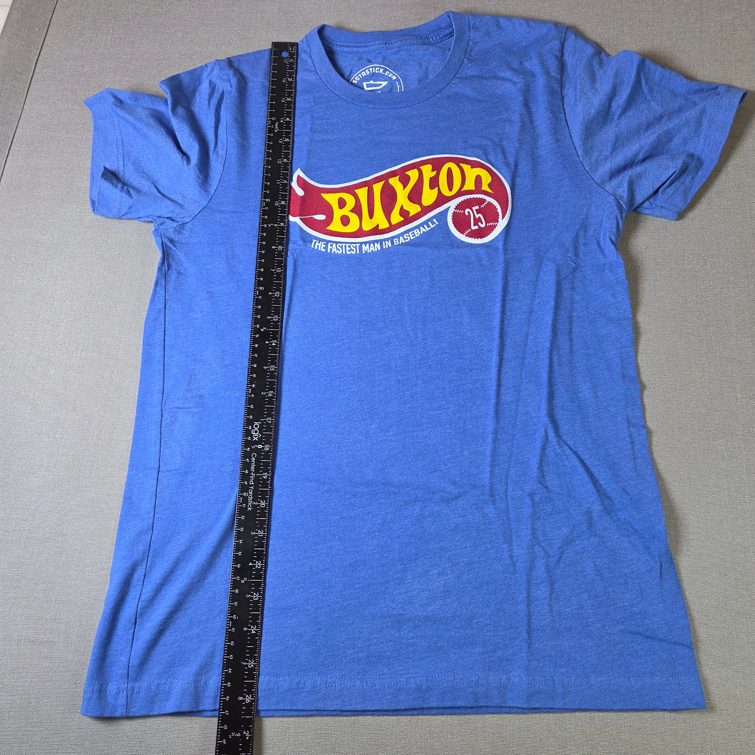 Byron Buxton Minnesota Twins SotaStick T Shirt M Baseball Fastest Man in MLB!